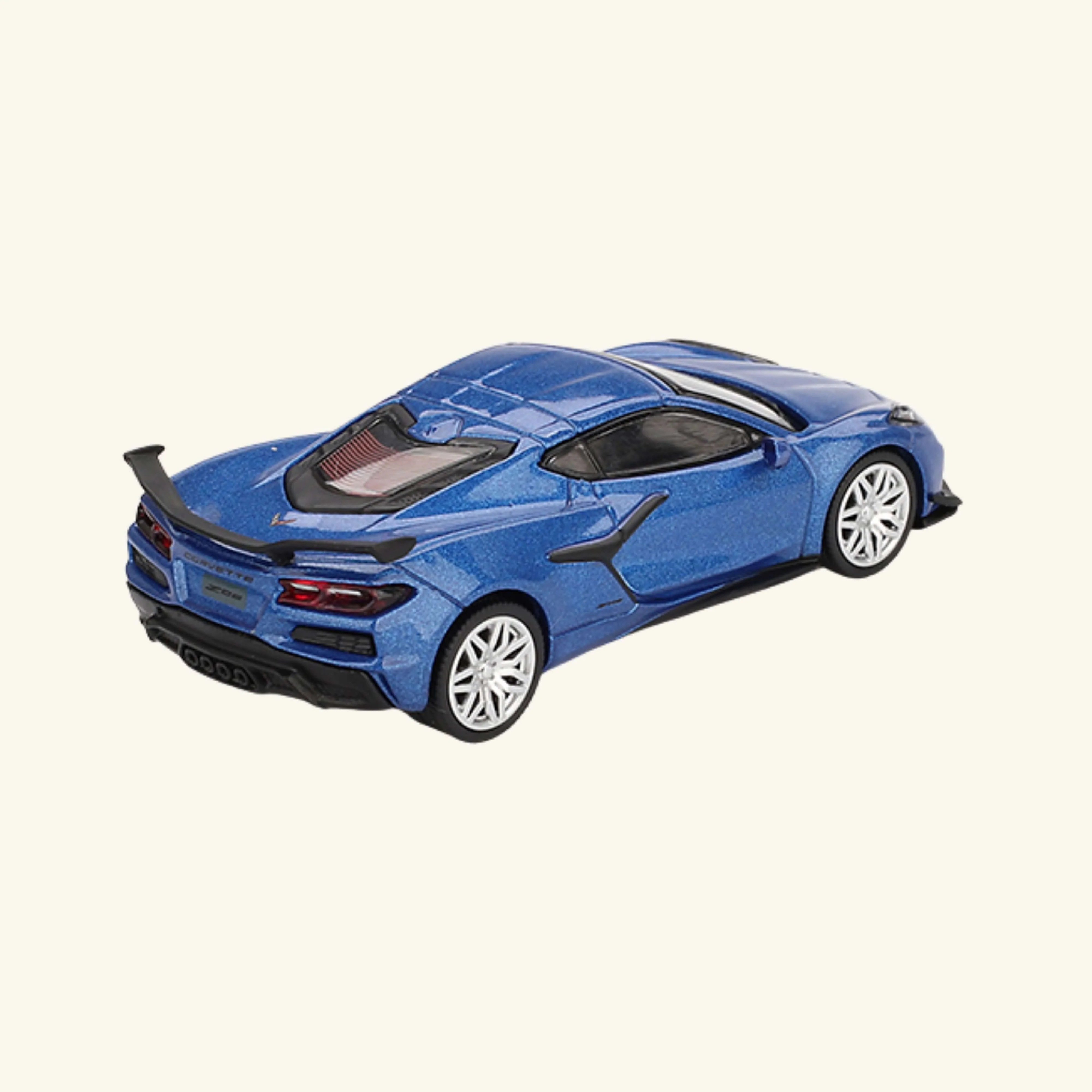 Chevrolet Corvette C8 Z06 Bleu Elkhart Lake Métallisé 2023 1/64 - Image 3