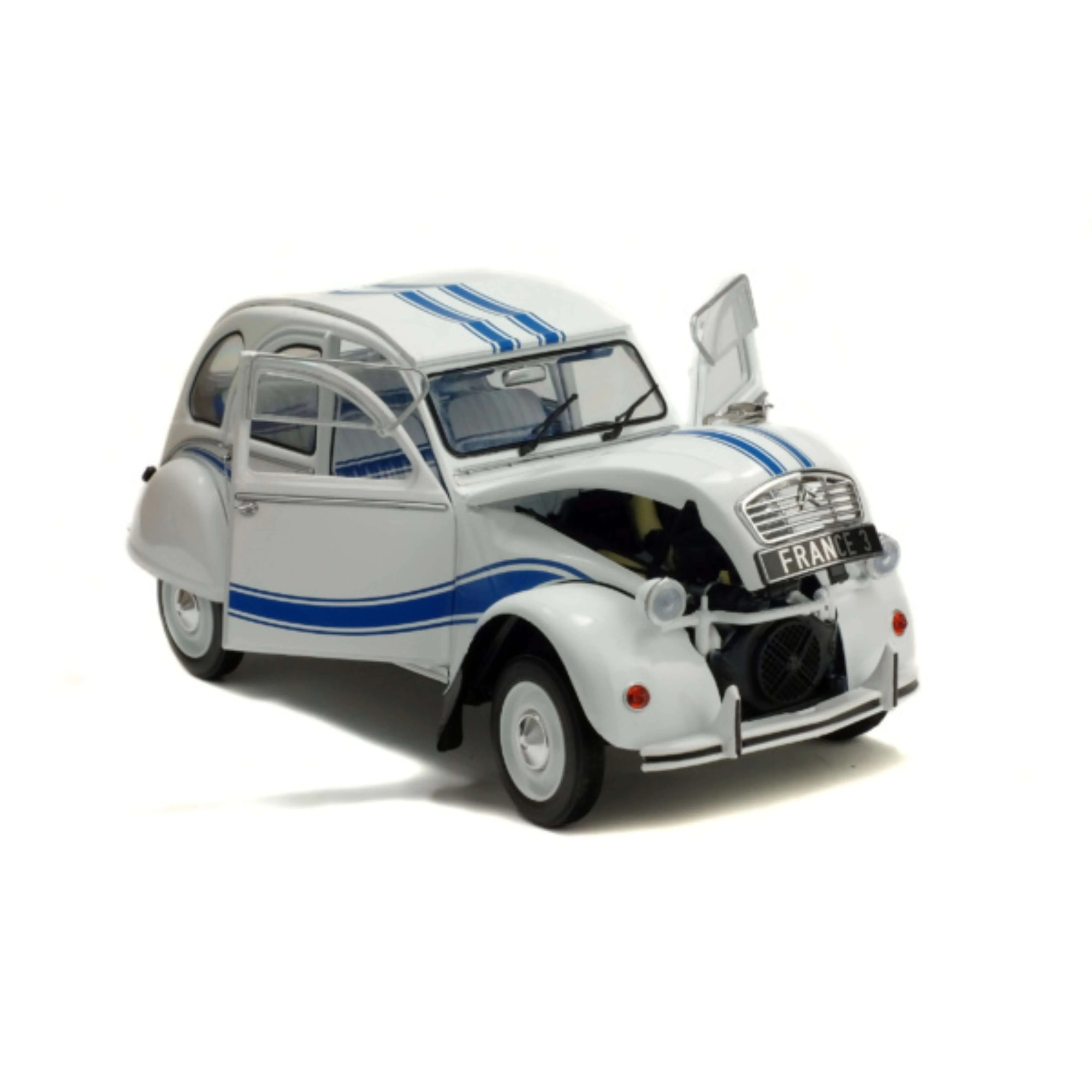 Citroën 2cv 6 France 3 Blanc Meije 1983 1/18 - Image 7