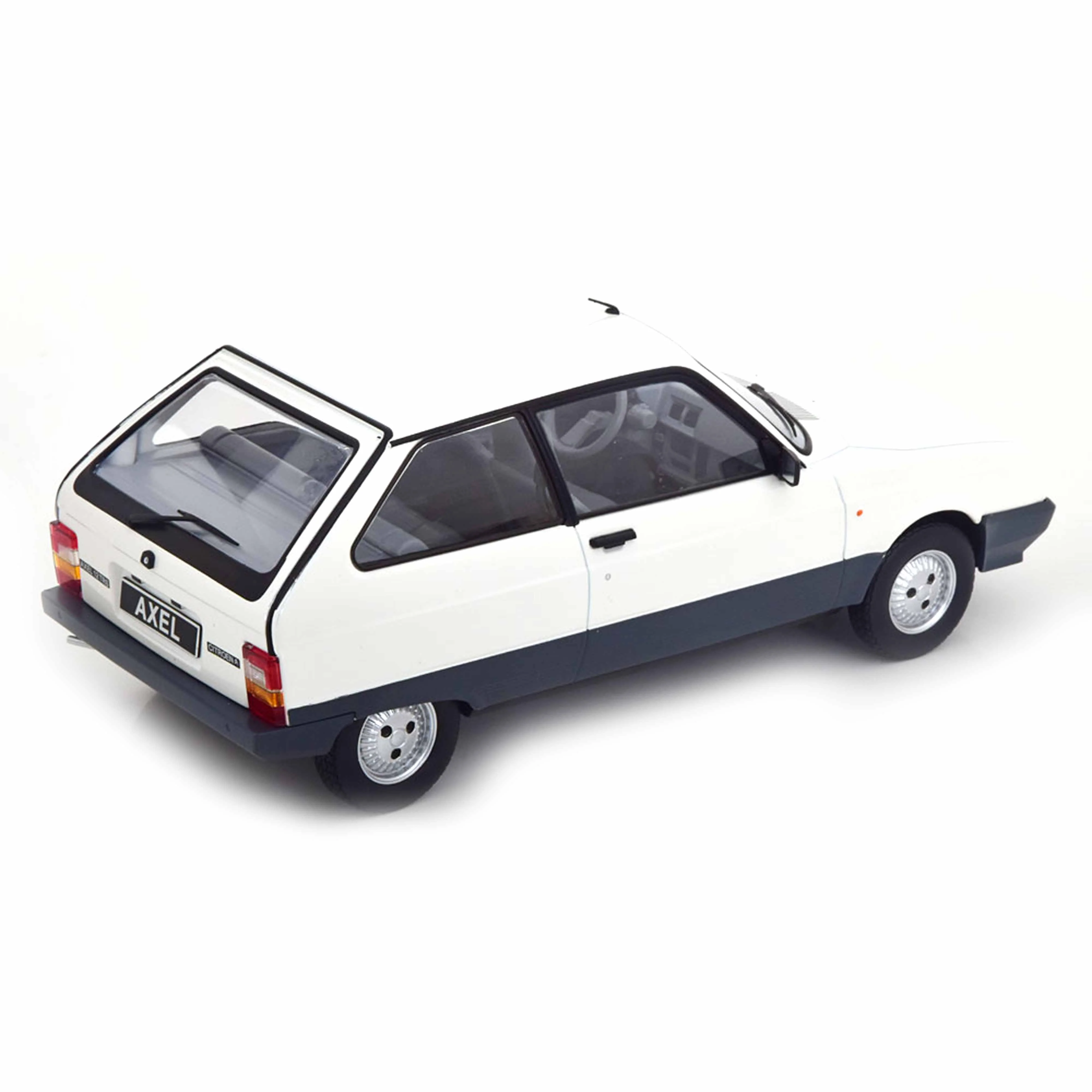 Citroën Axel 12 TRS 1990 Blanc 1/18 - Image 2