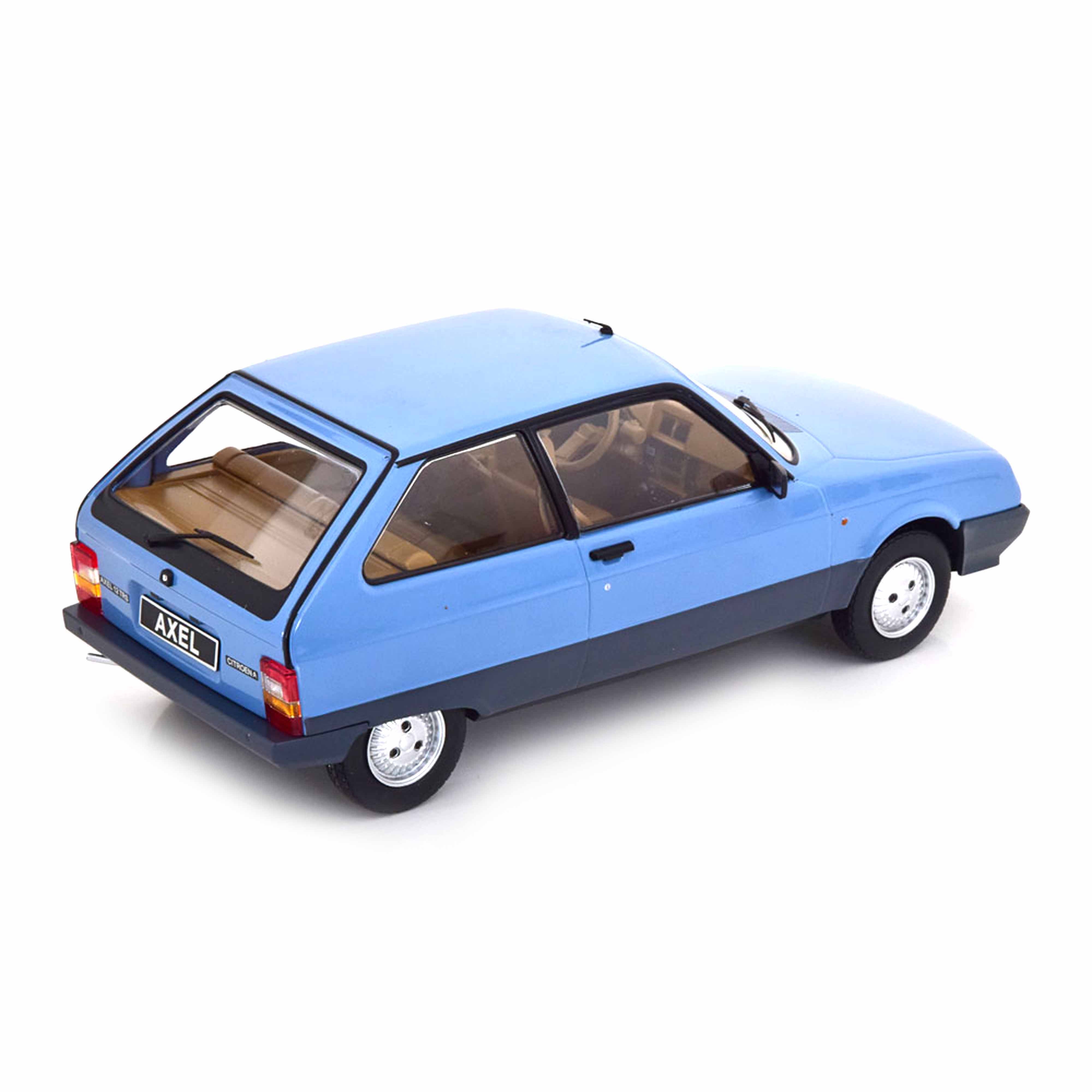 Citroën Axel 12 TRS 1990 Bleu-gris 1/18 - Image 2