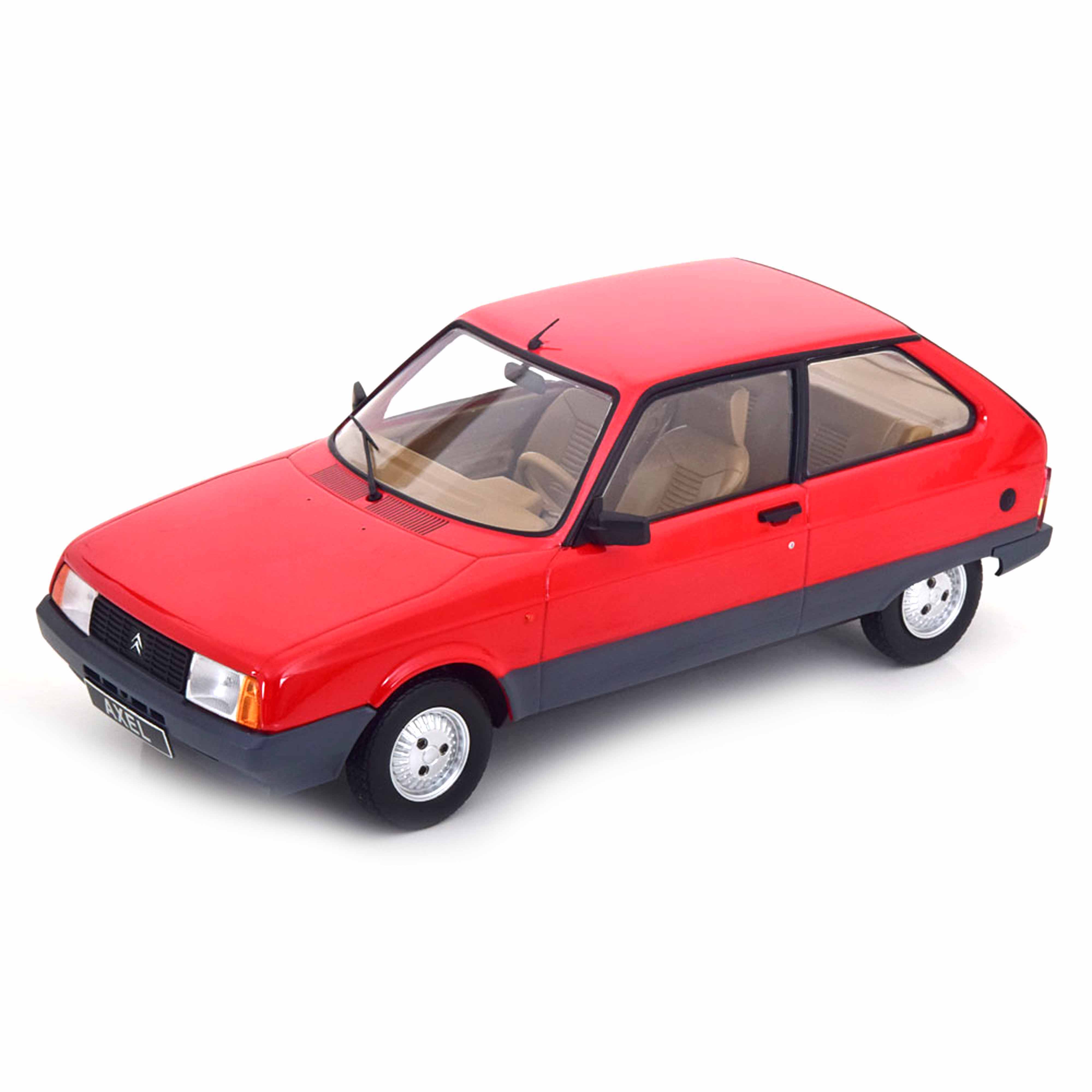 Citroën Axel 12 TRS 1990 Rouge 1/18