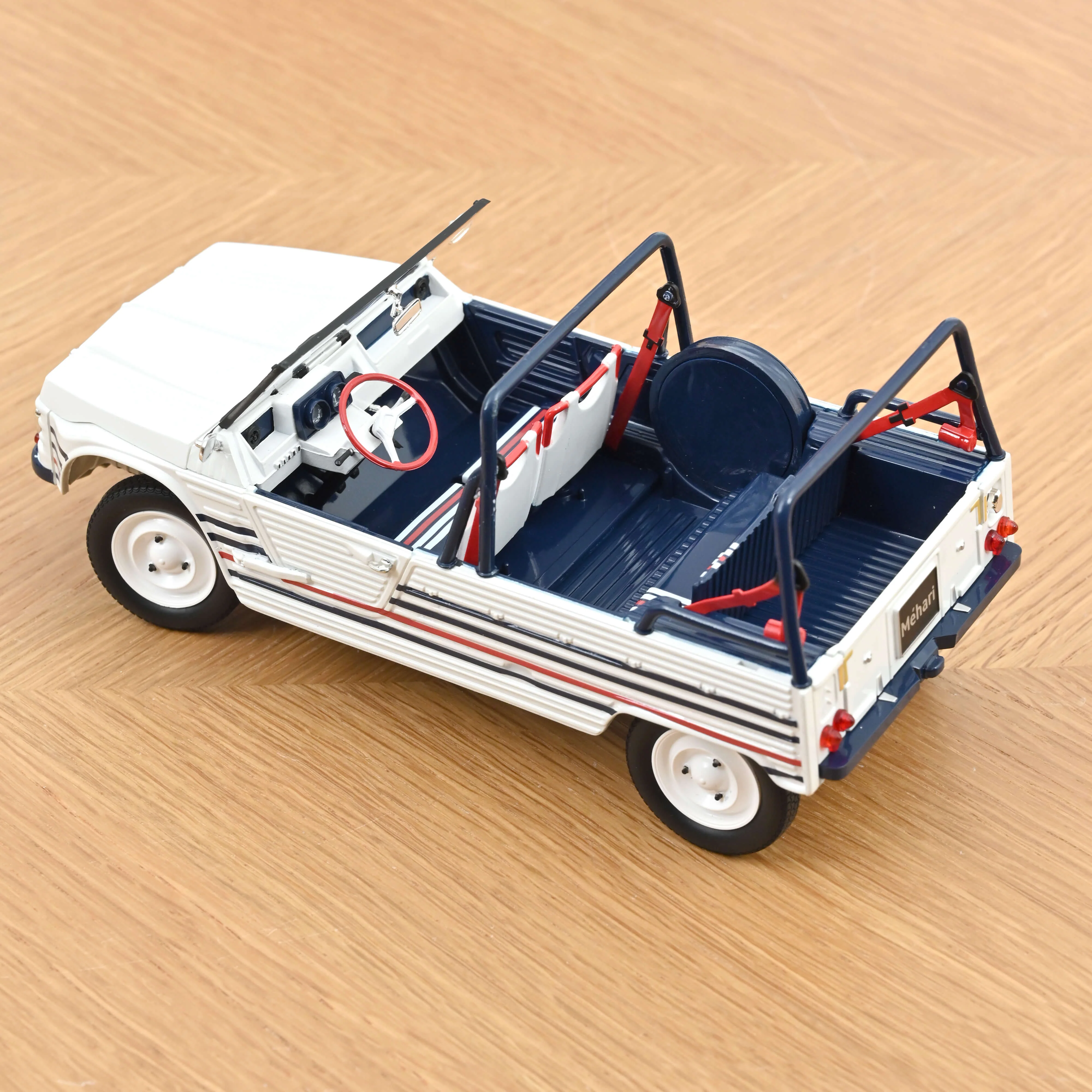 Citroën Méhari 2016 Bleu Blanc Rouge 1/18 - Image 5