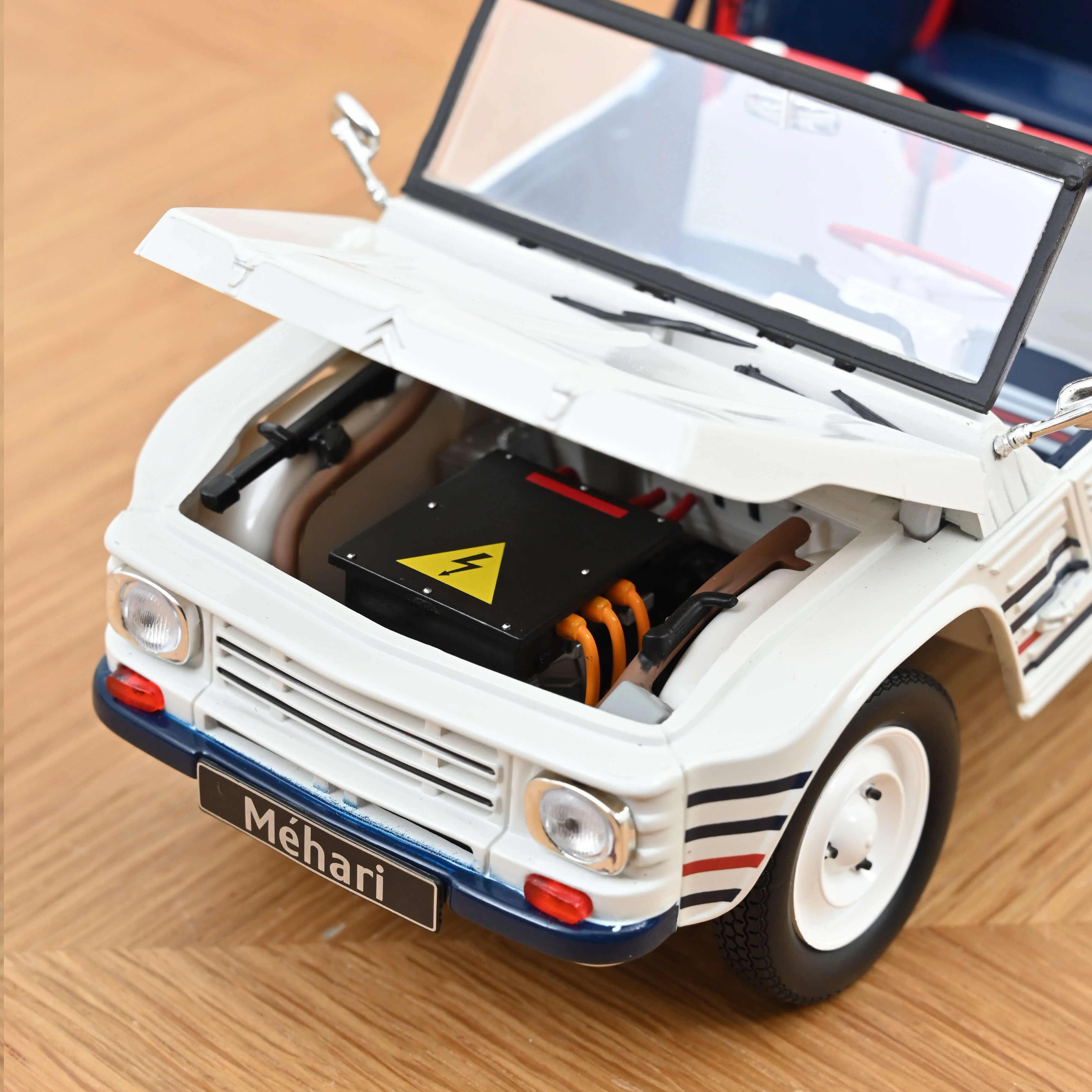 Citroën Méhari 2016 Bleu Blanc Rouge 1/18 - Image 6