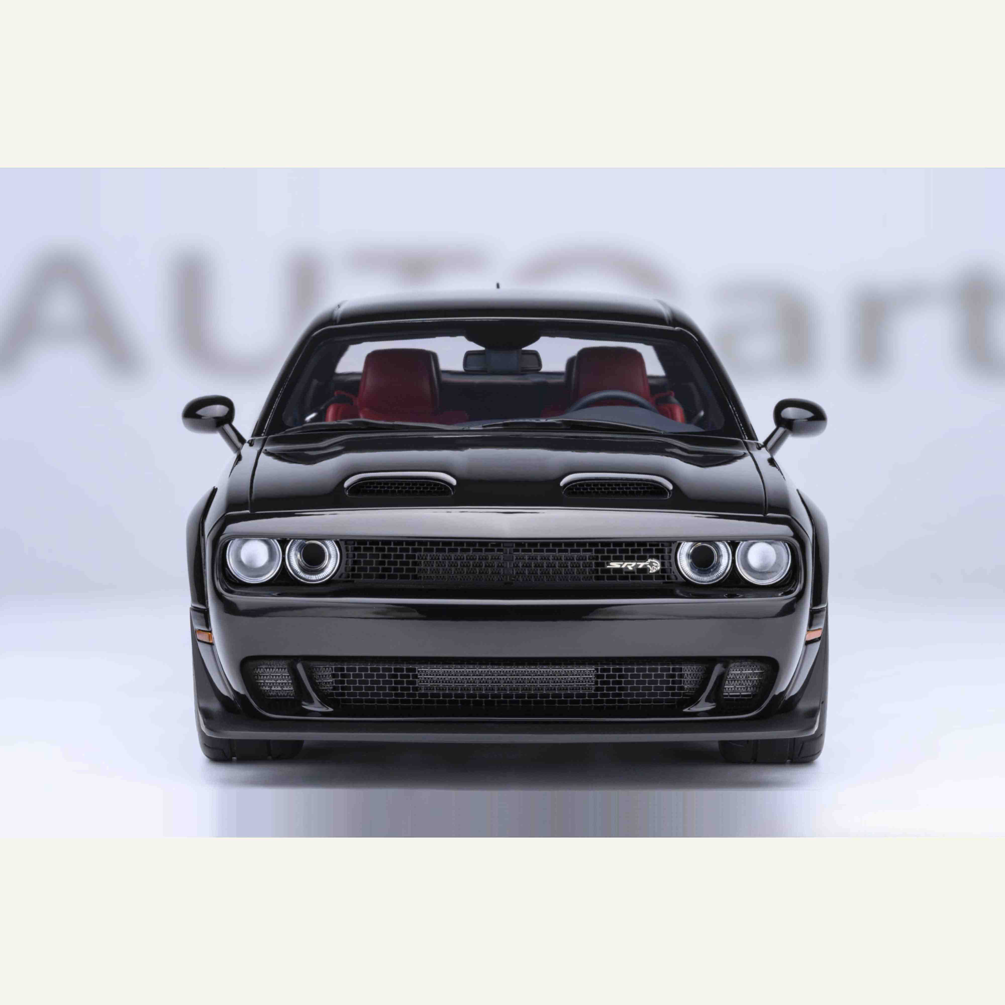 Dodge Challenger SRT Super Stock 2023 Pitch Black 1/18 - Image 4