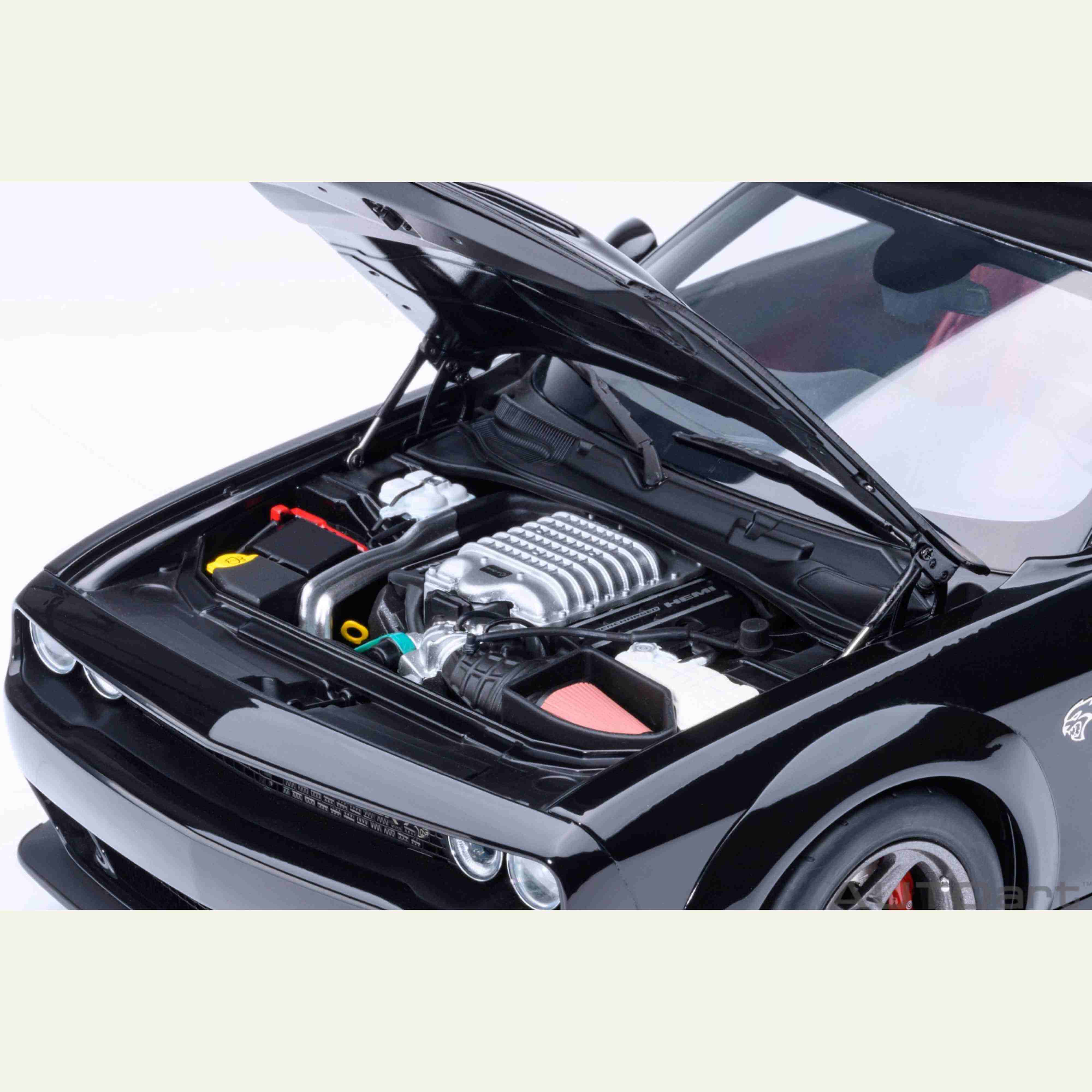 Dodge Challenger SRT Super Stock 2023 Pitch Black 1/18 - Image 8