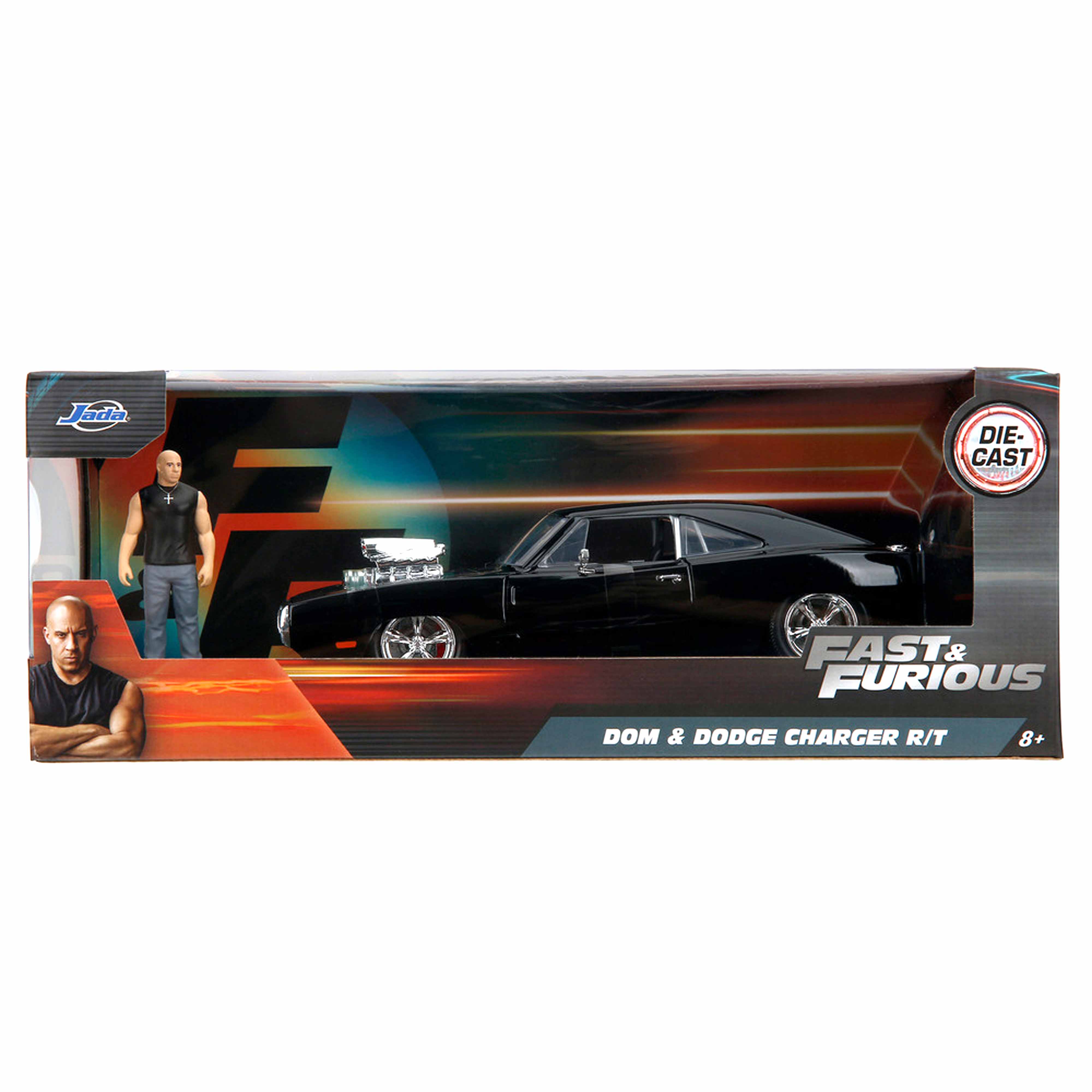Dodge Charger avec la figurine de Dom « Fast and Furious » 1970 1/24 - Image 8