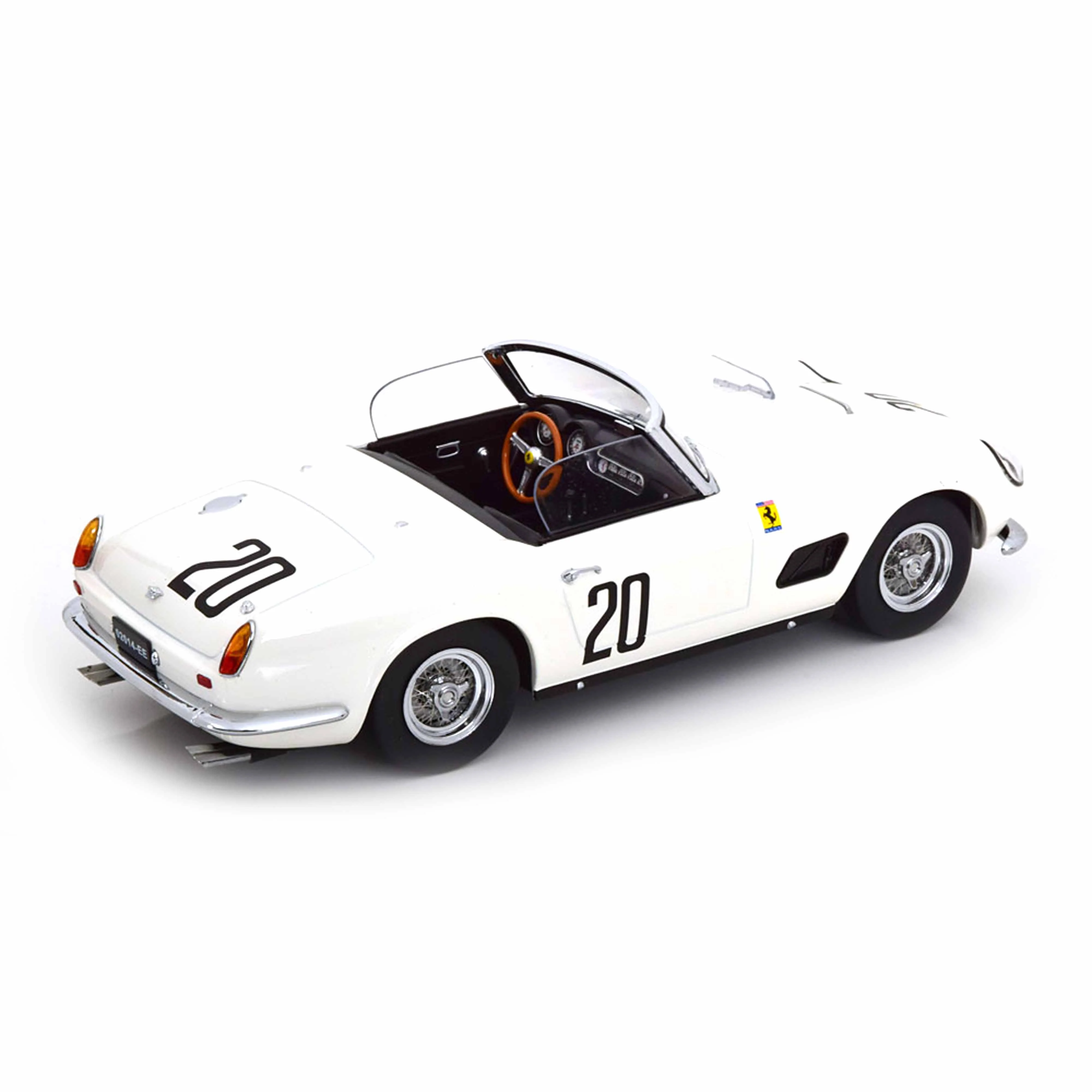 Ferrari 250 GT California Spyder N°20 Le Mans 1960 Blanc 1/18 - Image 2