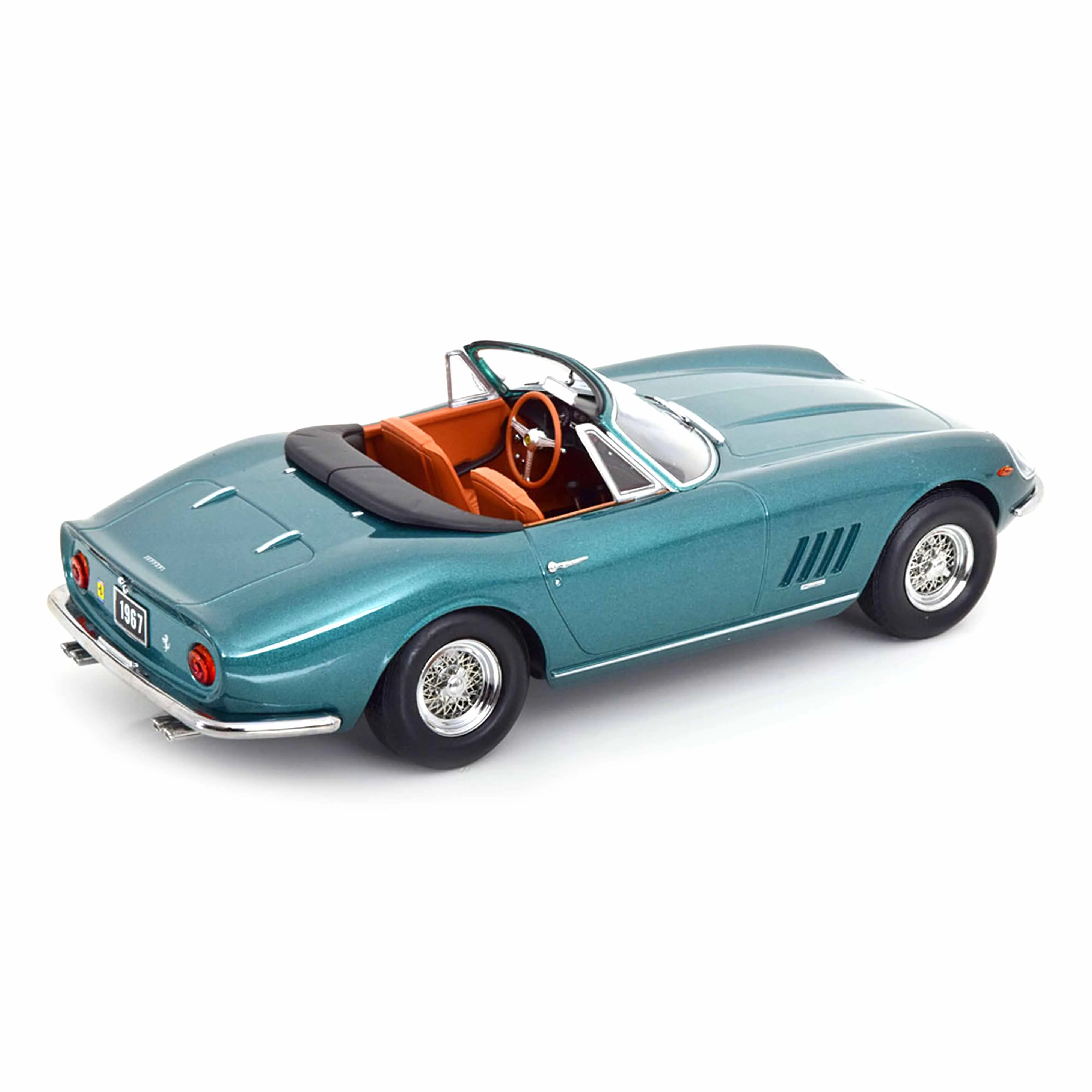 Ferrari 275 GTB4 NART Spyder 1967 Vert Métallisé 1/18 - Image 3