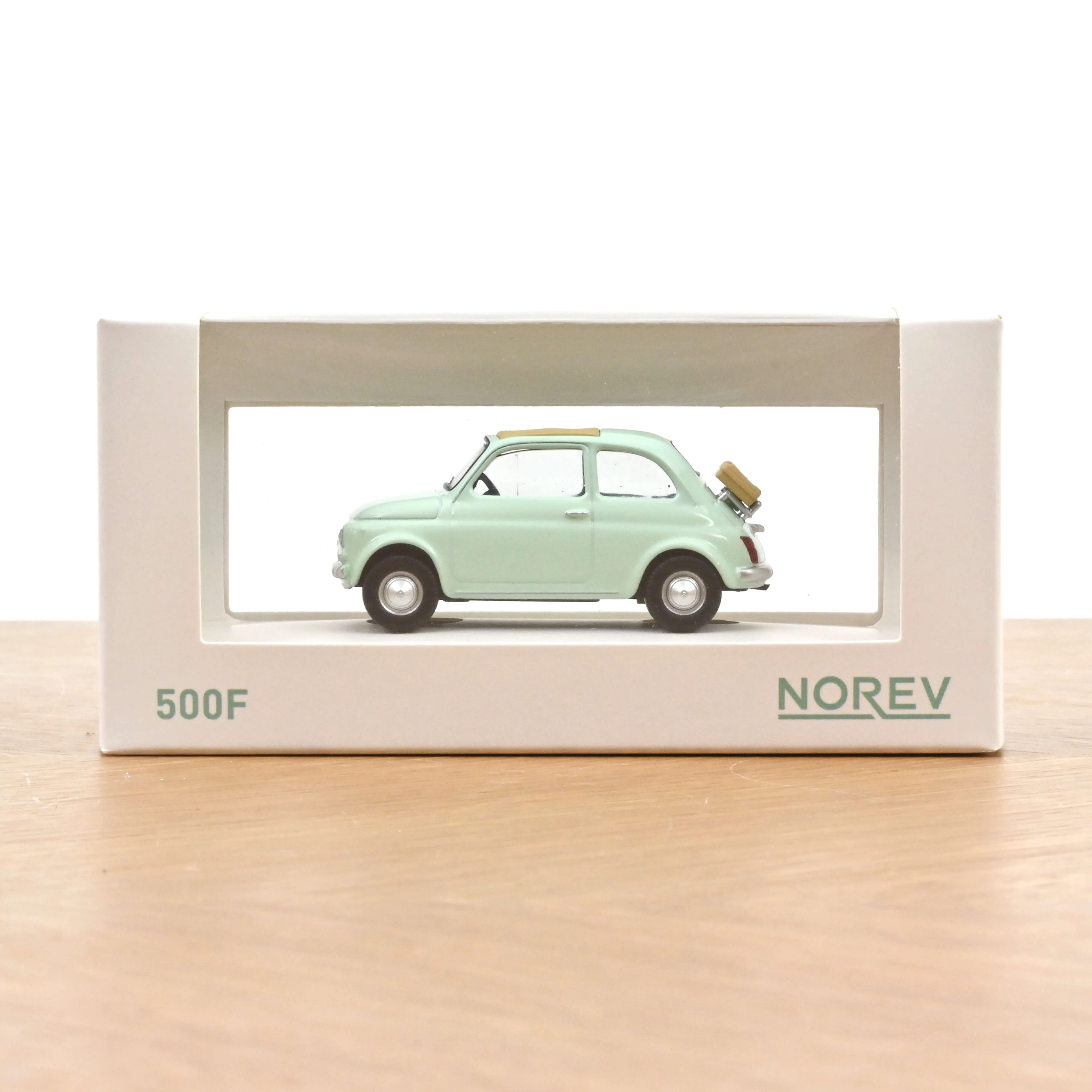 Fiat 500 F 1965 Bleu Pastel Jet-car 1/43 - Image 2