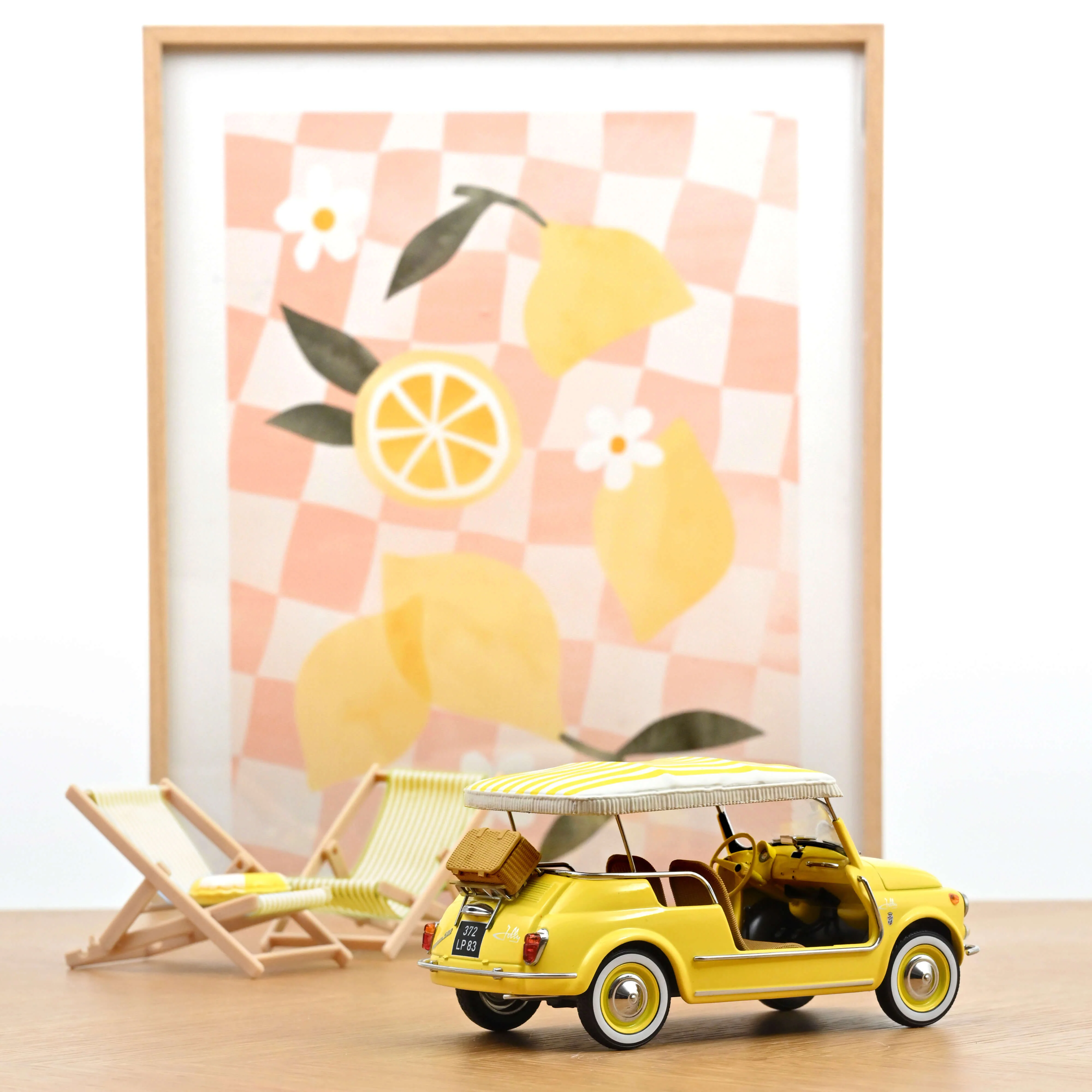 Fiat 500 Jolly 1965 Jaune 1/18 - Image 3