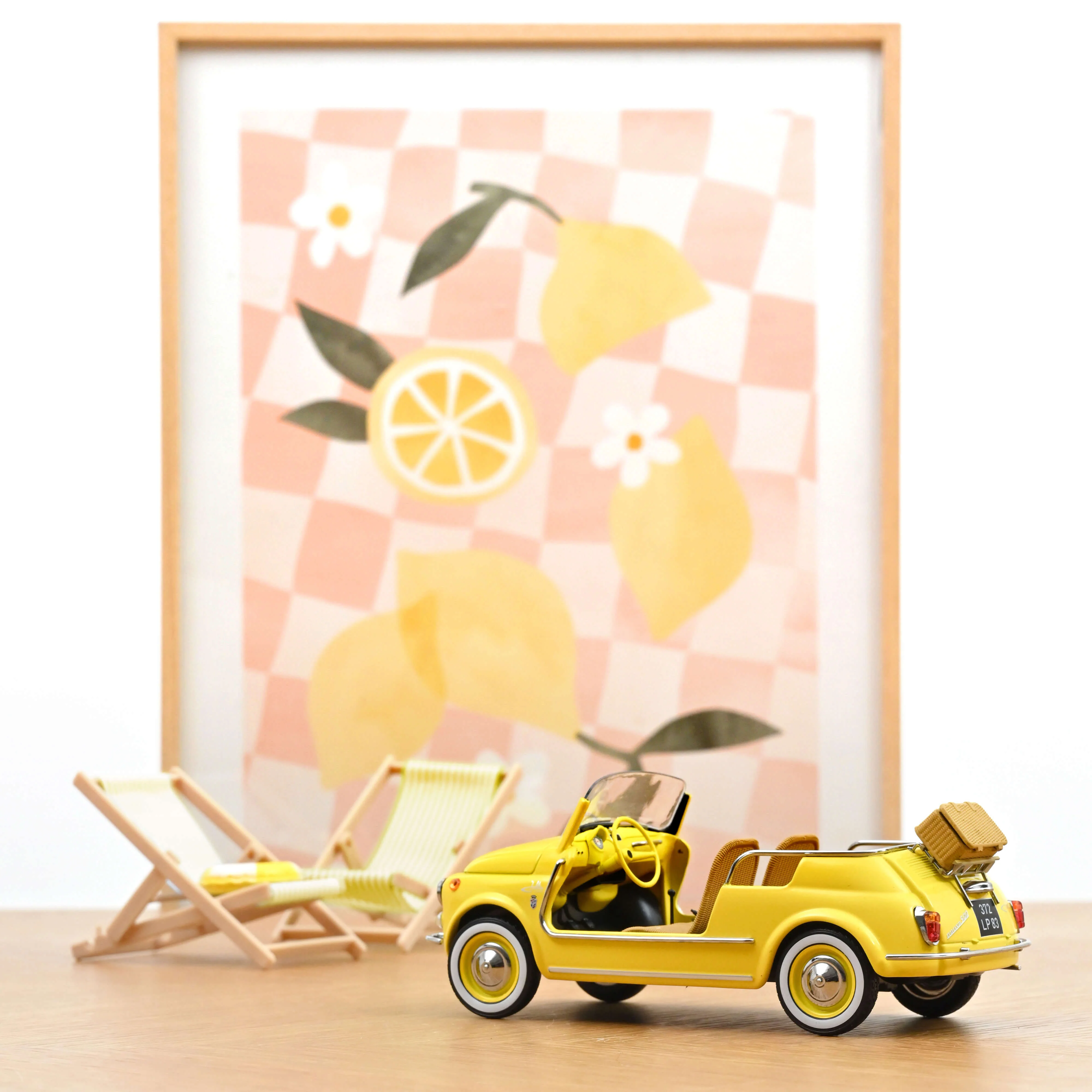 Fiat 500 Jolly 1965 Jaune 1/18 - Image 4
