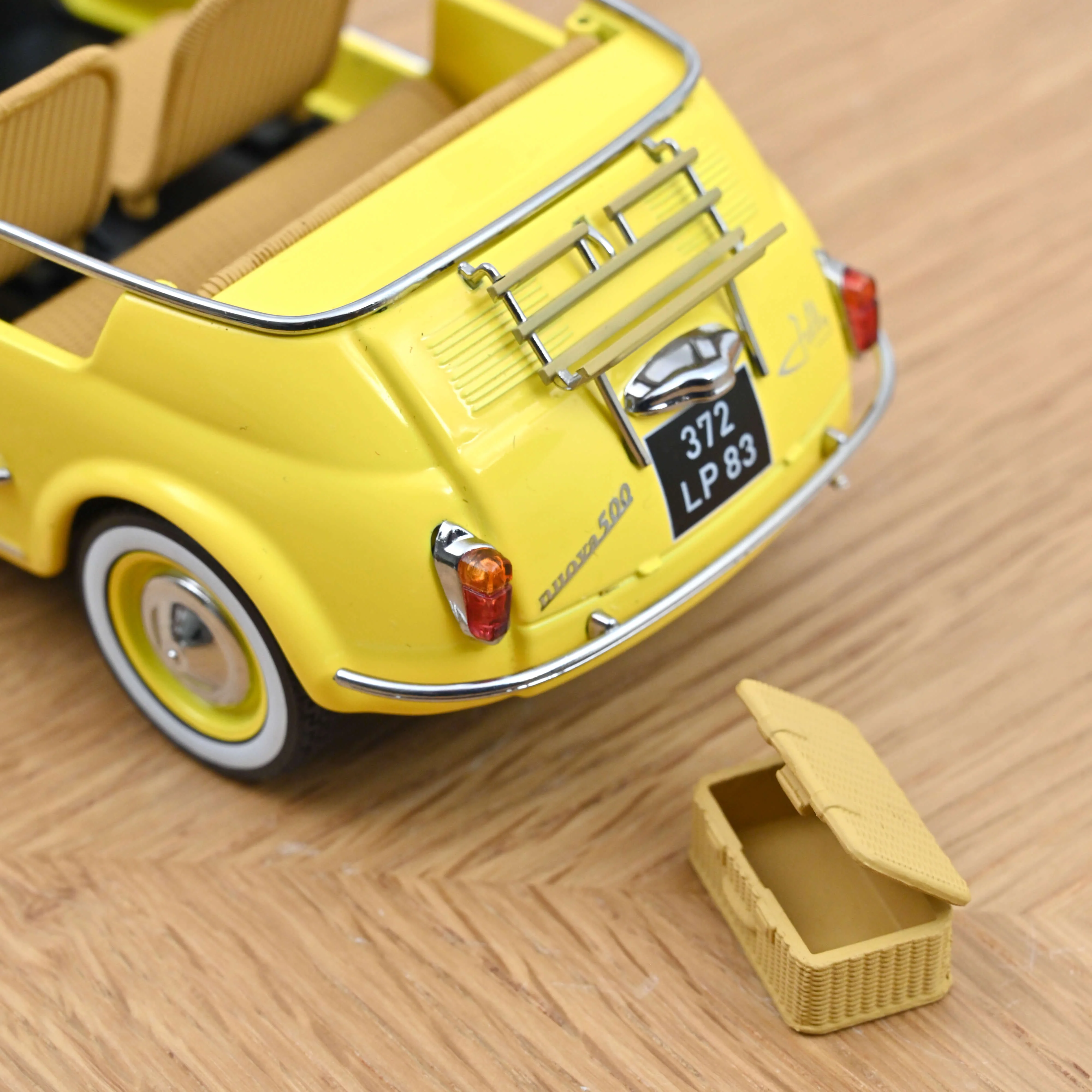 Fiat 500 Jolly 1965 Jaune 1/18 - Image 5