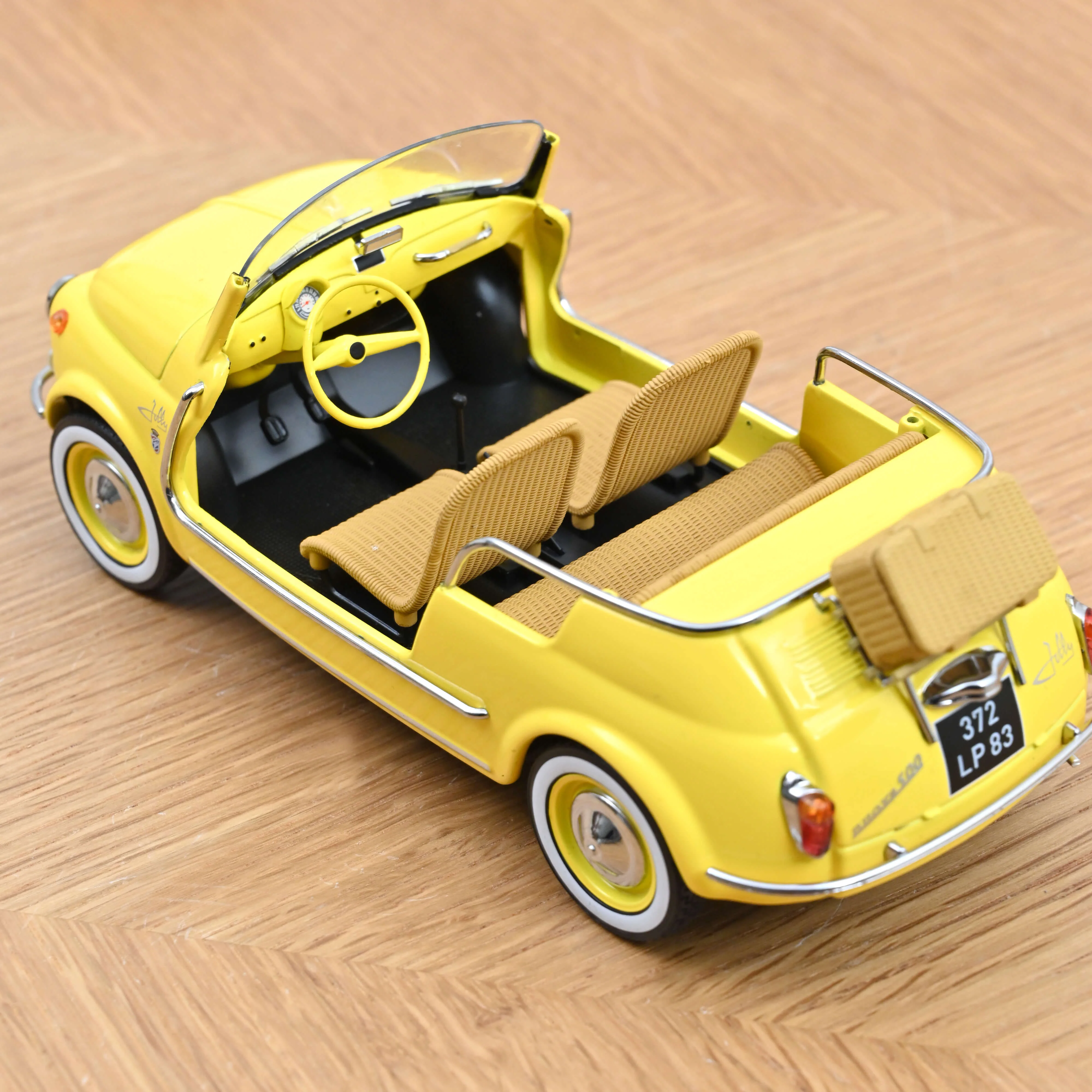 Fiat 500 Jolly 1965 Jaune 1/18 - Image 6
