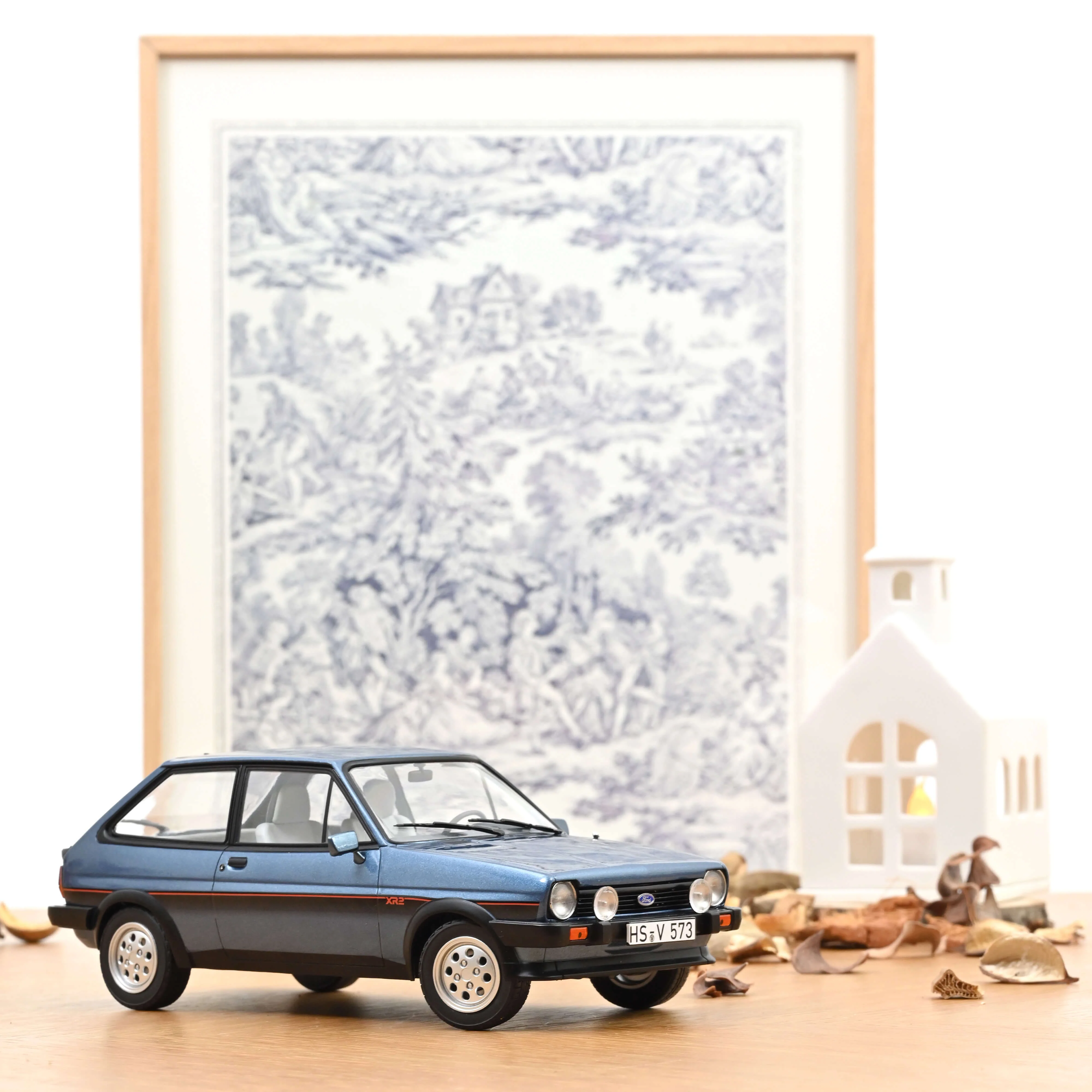 Ford Fiesta XR2 1981 Bleu métallisé 1/18