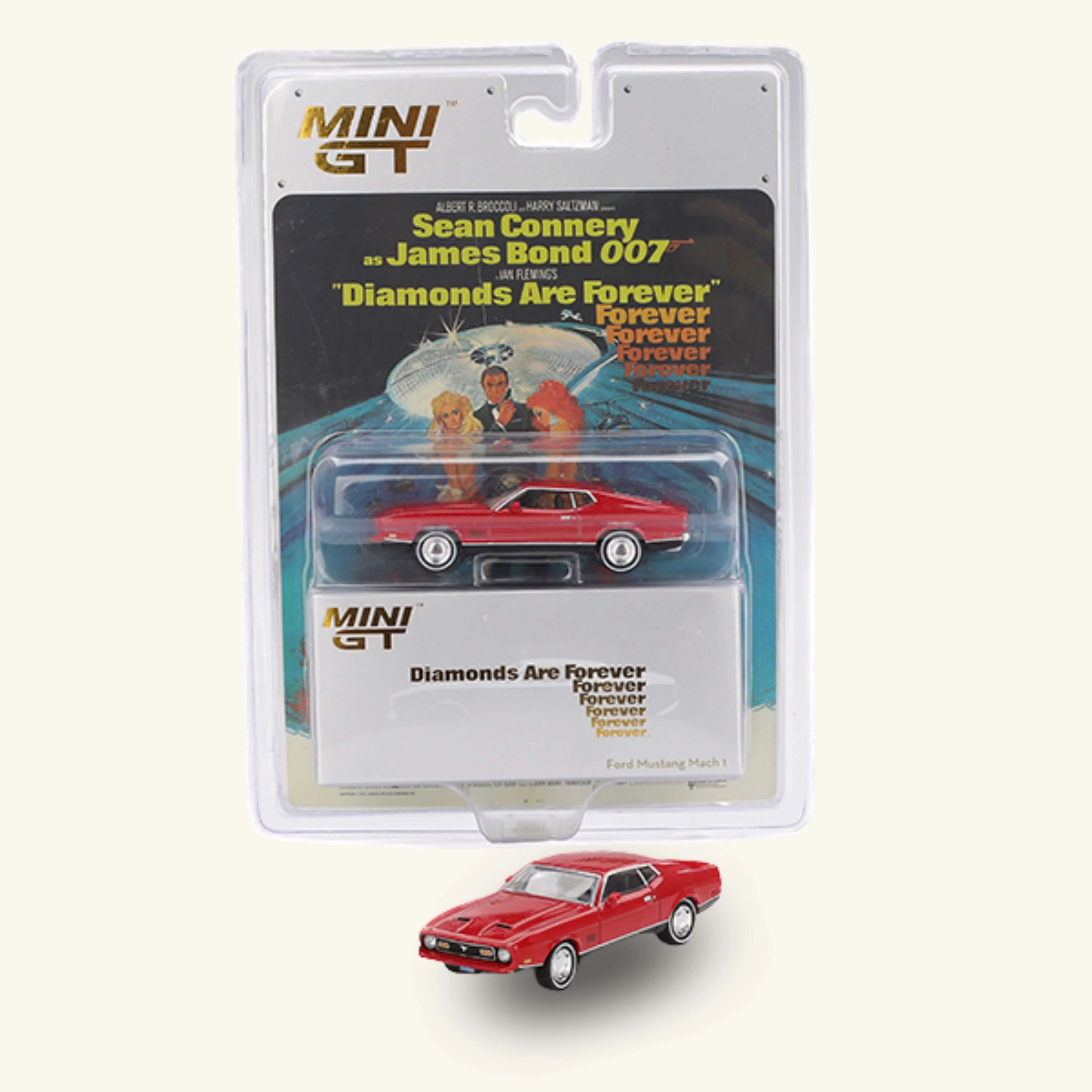 Ford Mustang Mach 1 Rouge – Les Diamants Sont Éternels 1/64