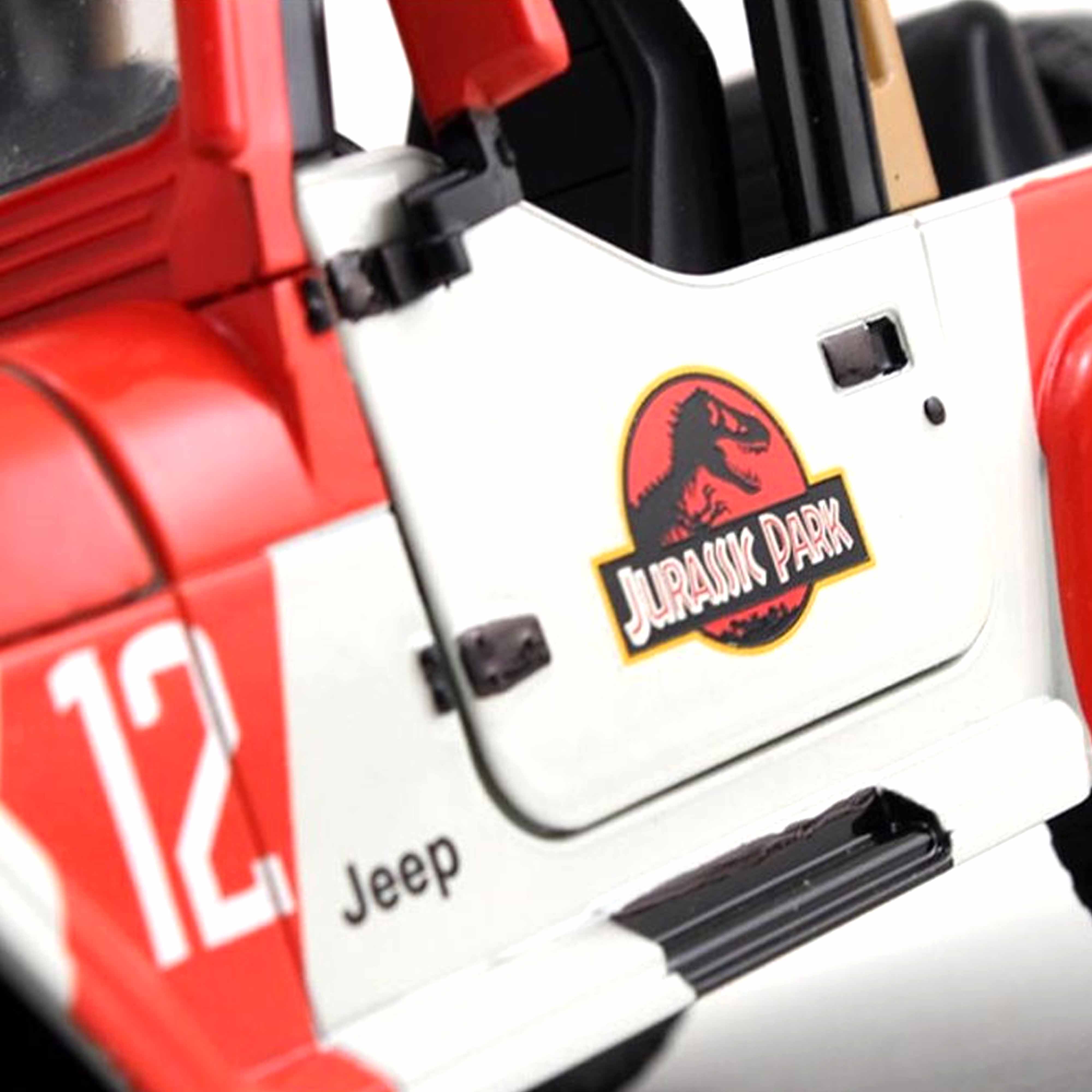 Jeep Wrangler « Jurassic Park » Camouflage Hollywood Rides 1992 1/24 - Image 6