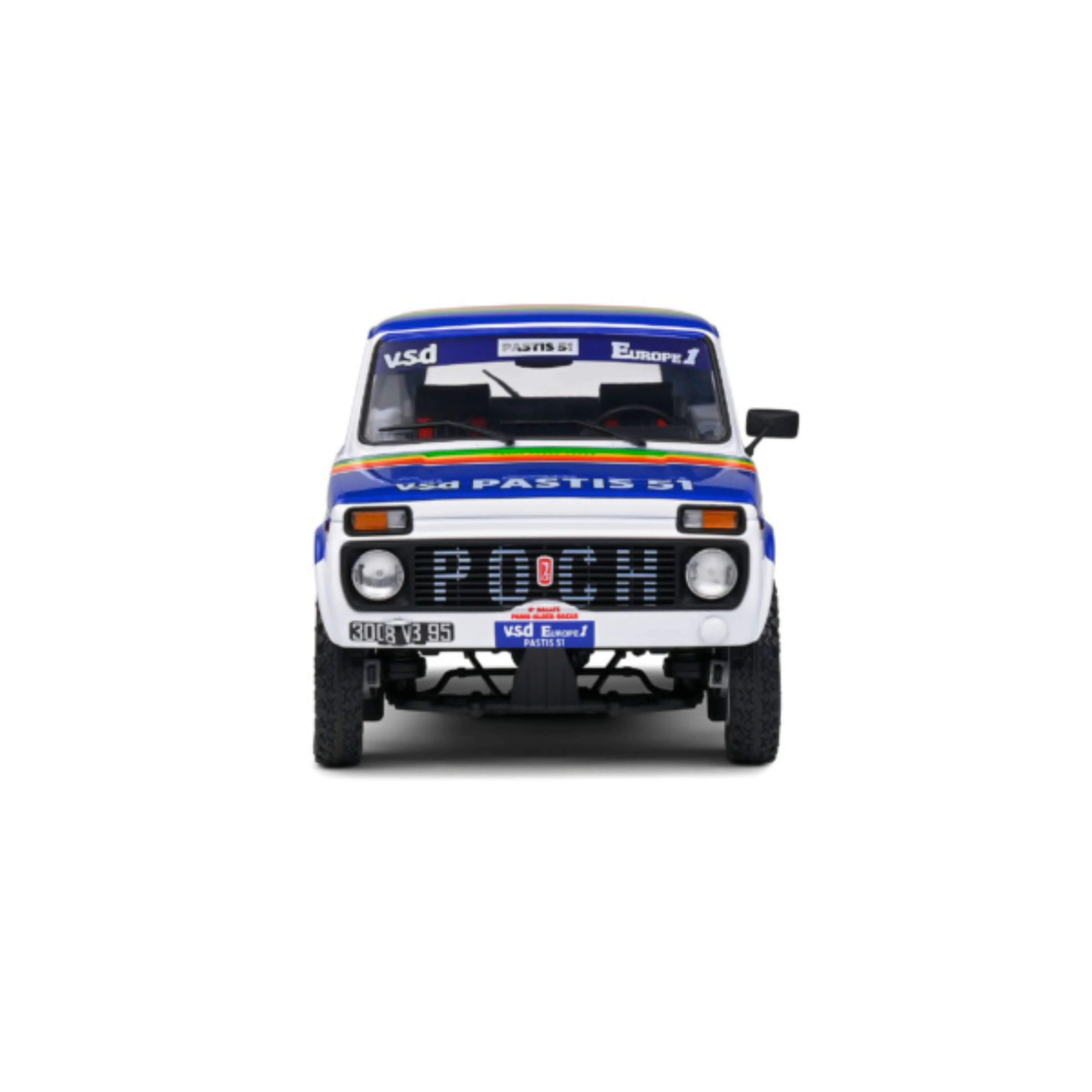 Lada Niva Blanc #182 Jabouille / Sardou Paris-Dakar 1984 1/18 - Image 5