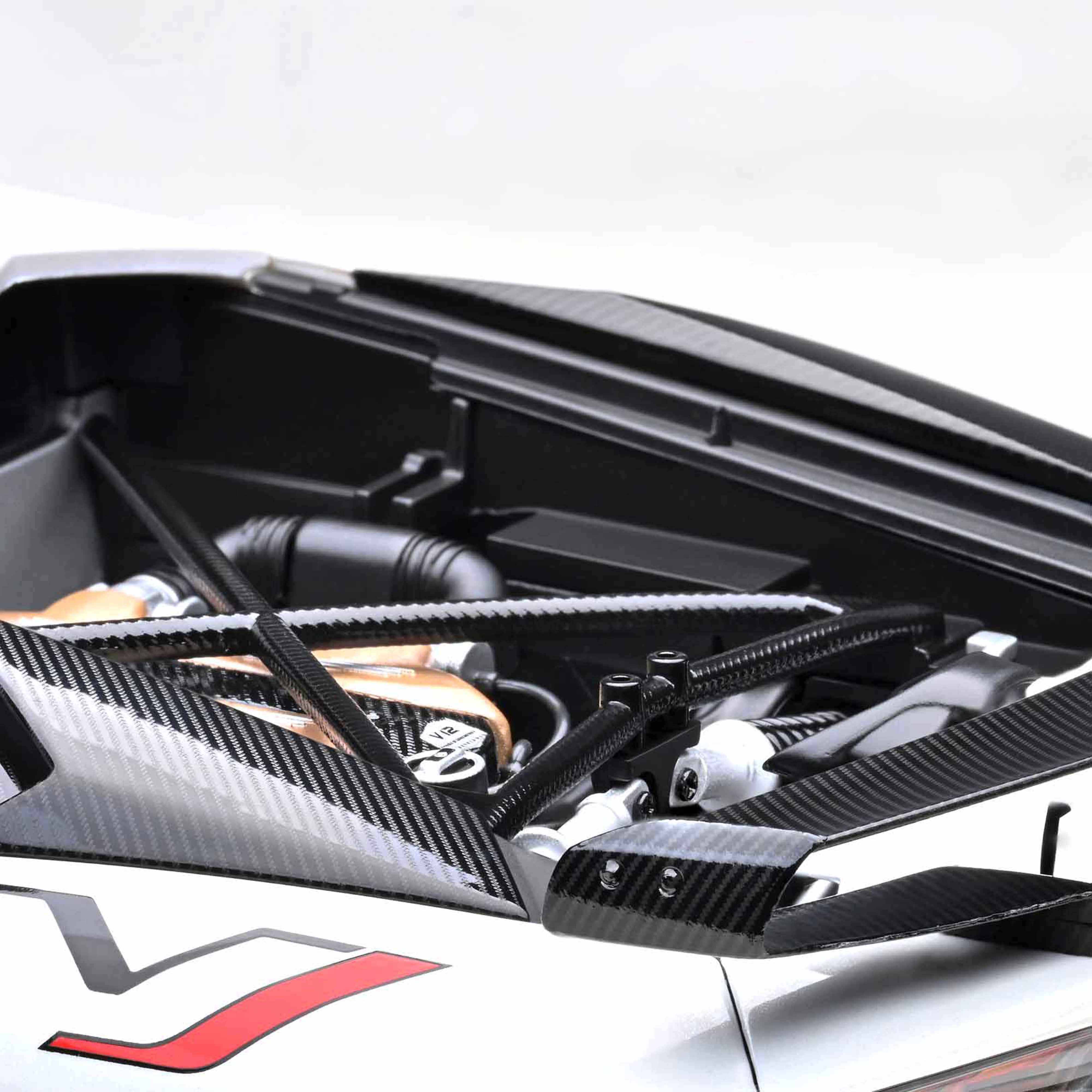 Lamborghini Aventador SVJ 2019 Asopo/Blanc Métallisé 1/18 - Image 10