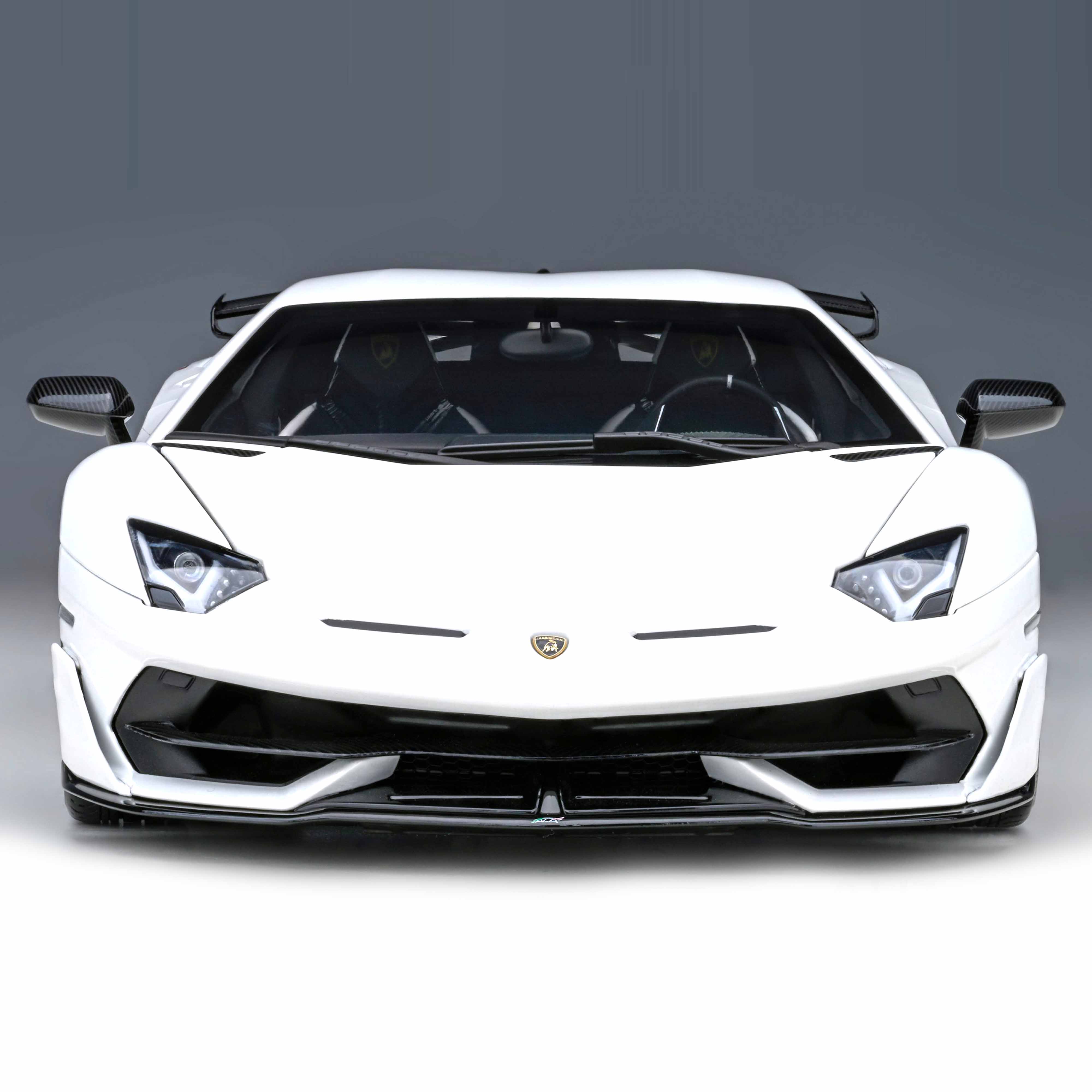Lamborghini Aventador SVJ 2019 Asopo/Blanc Métallisé 1/18 - Image 3