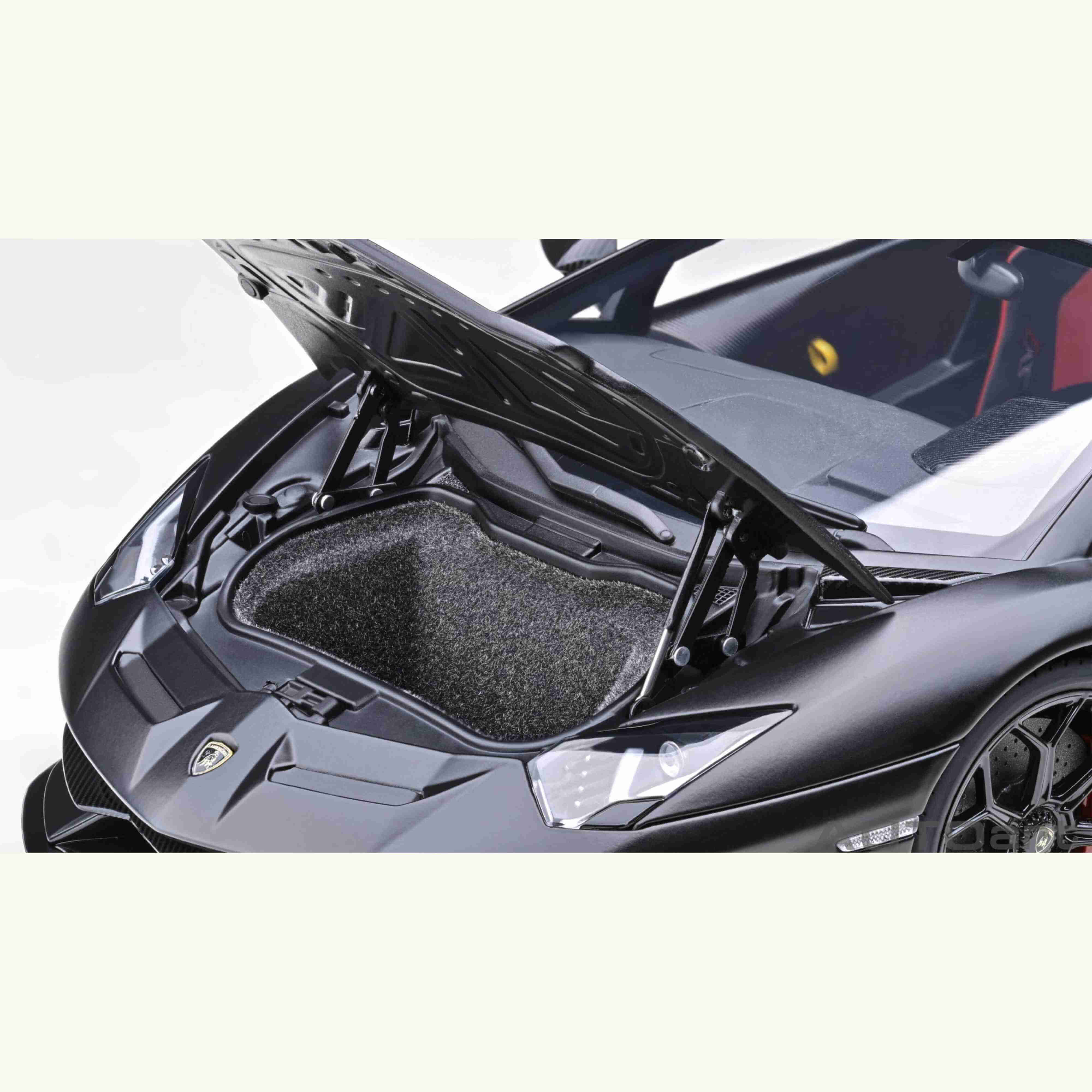 Lamborghini Aventador SVJ 2019 Nero Nemesis / Noir Mat 1/18 - Image 8