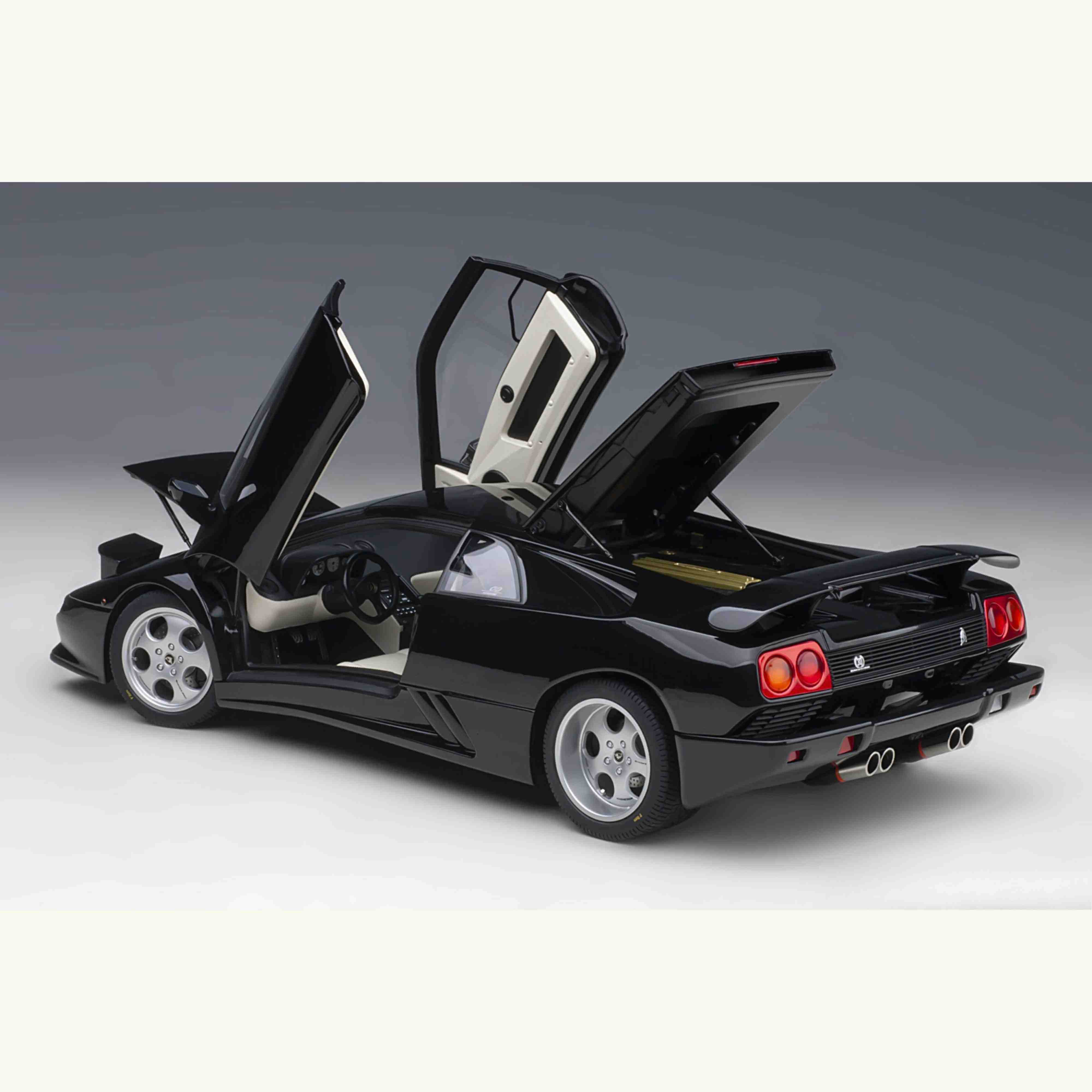 Lamborghini Diablo SE30 1993 Deep Black Metallic 1/18 - Image 11