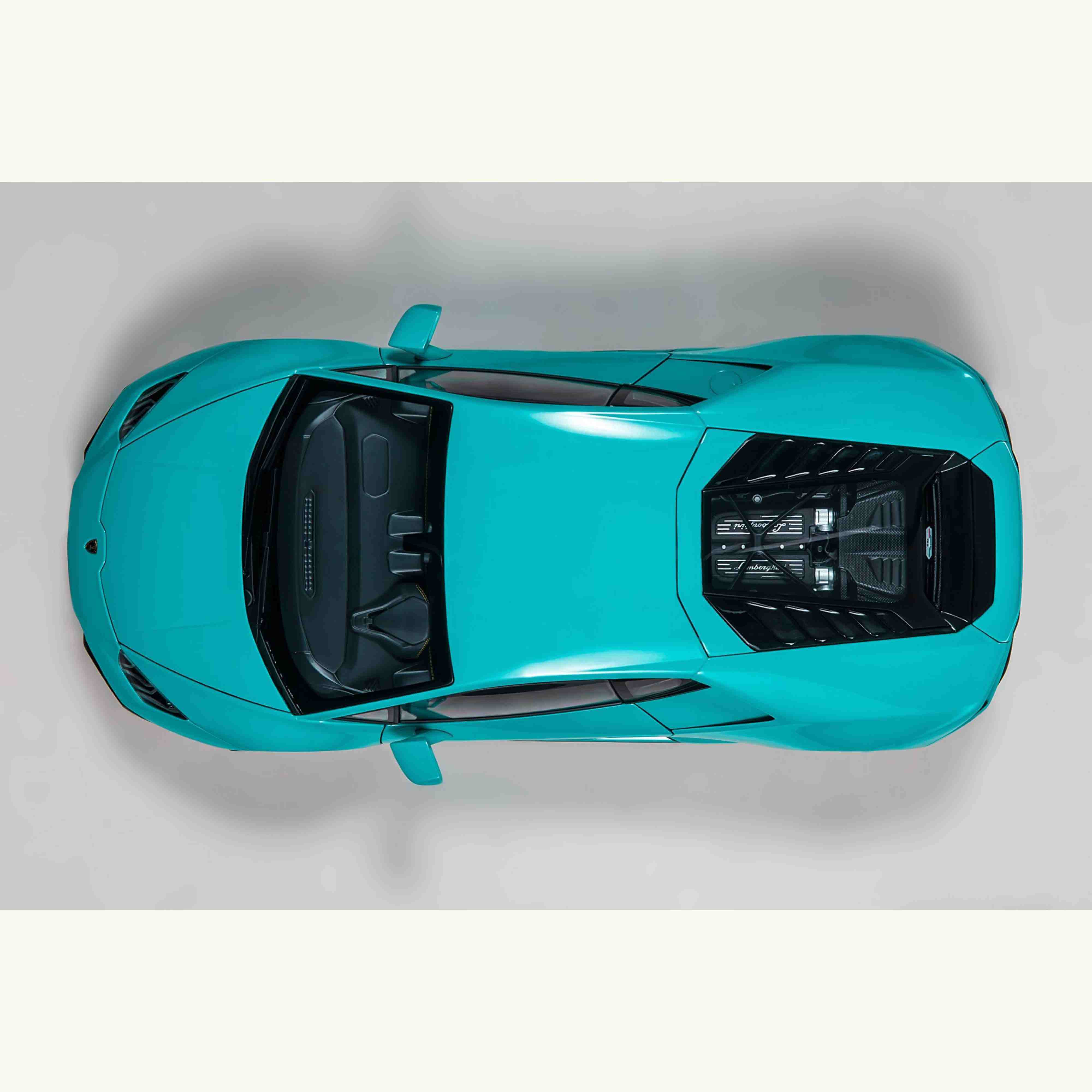 Lamborghini Huracán EVO 2019 Blu Glauco 1/18 - Image 6