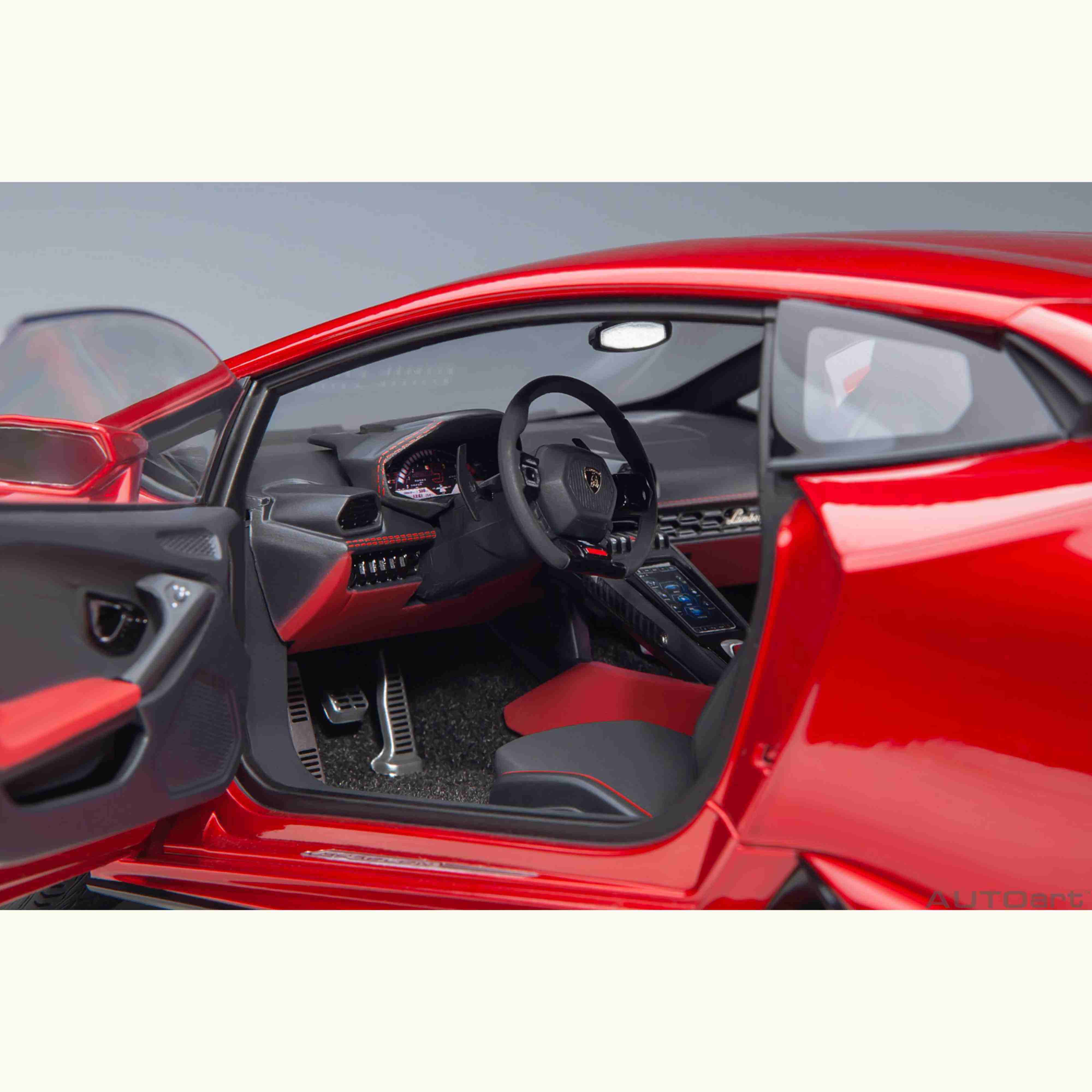 Lamborghini Huracán EVO 2019 Rosso Bia 1/18 - Image 6