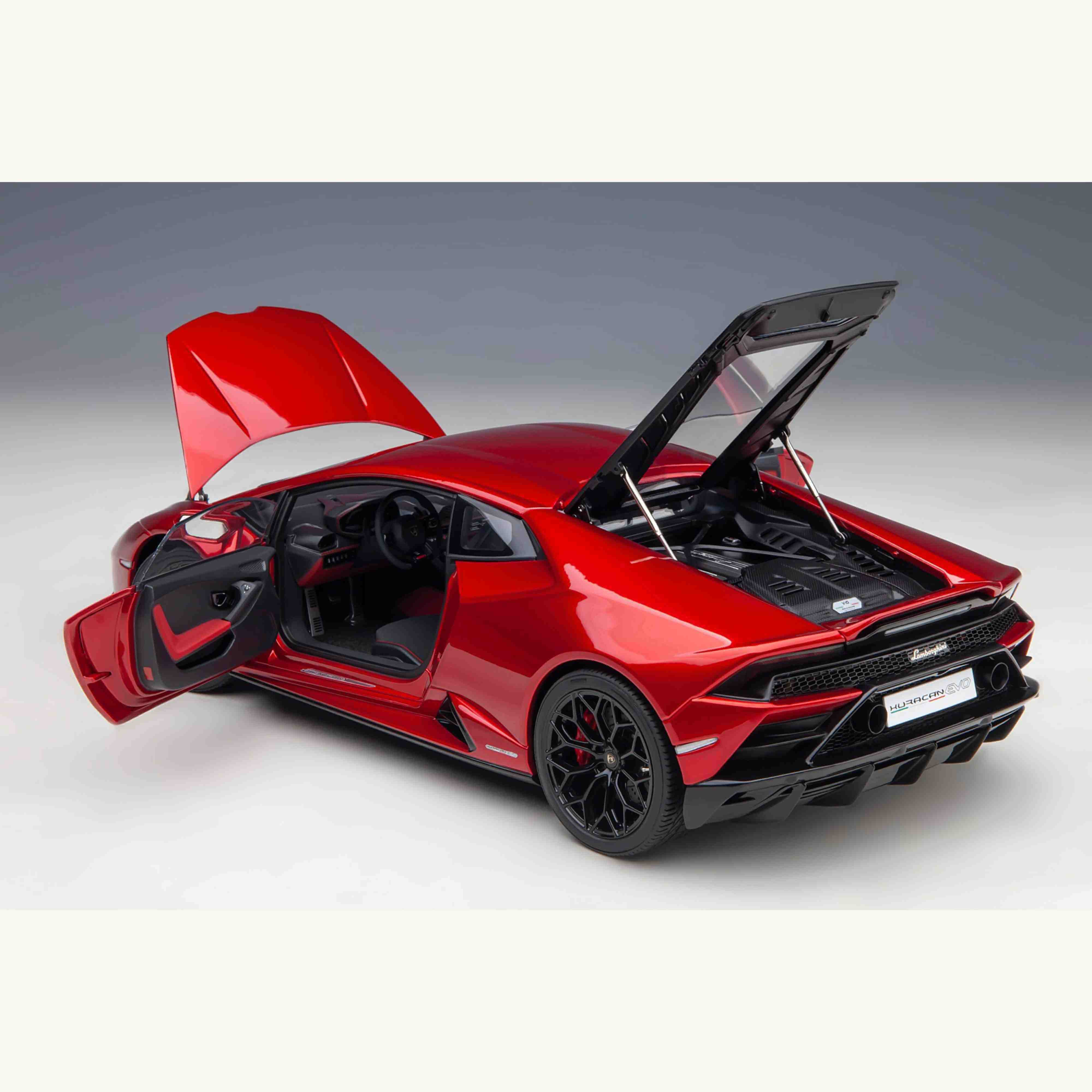 Lamborghini Huracán EVO 2019 Rosso Bia 1/18 - Image 9