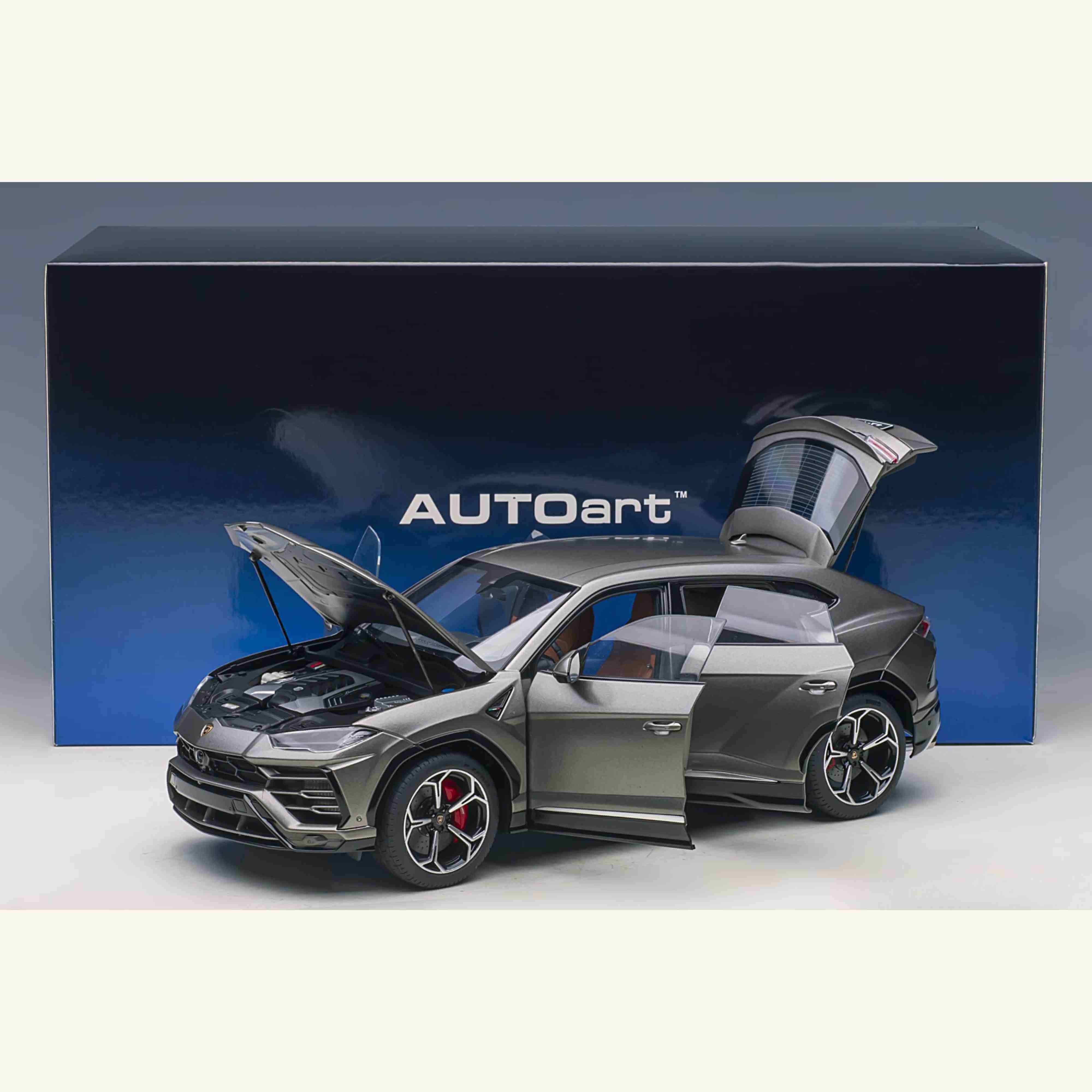 Lamborghini Urus 2018 Grigio Titans / Gris Mat 1/18 - Image 11