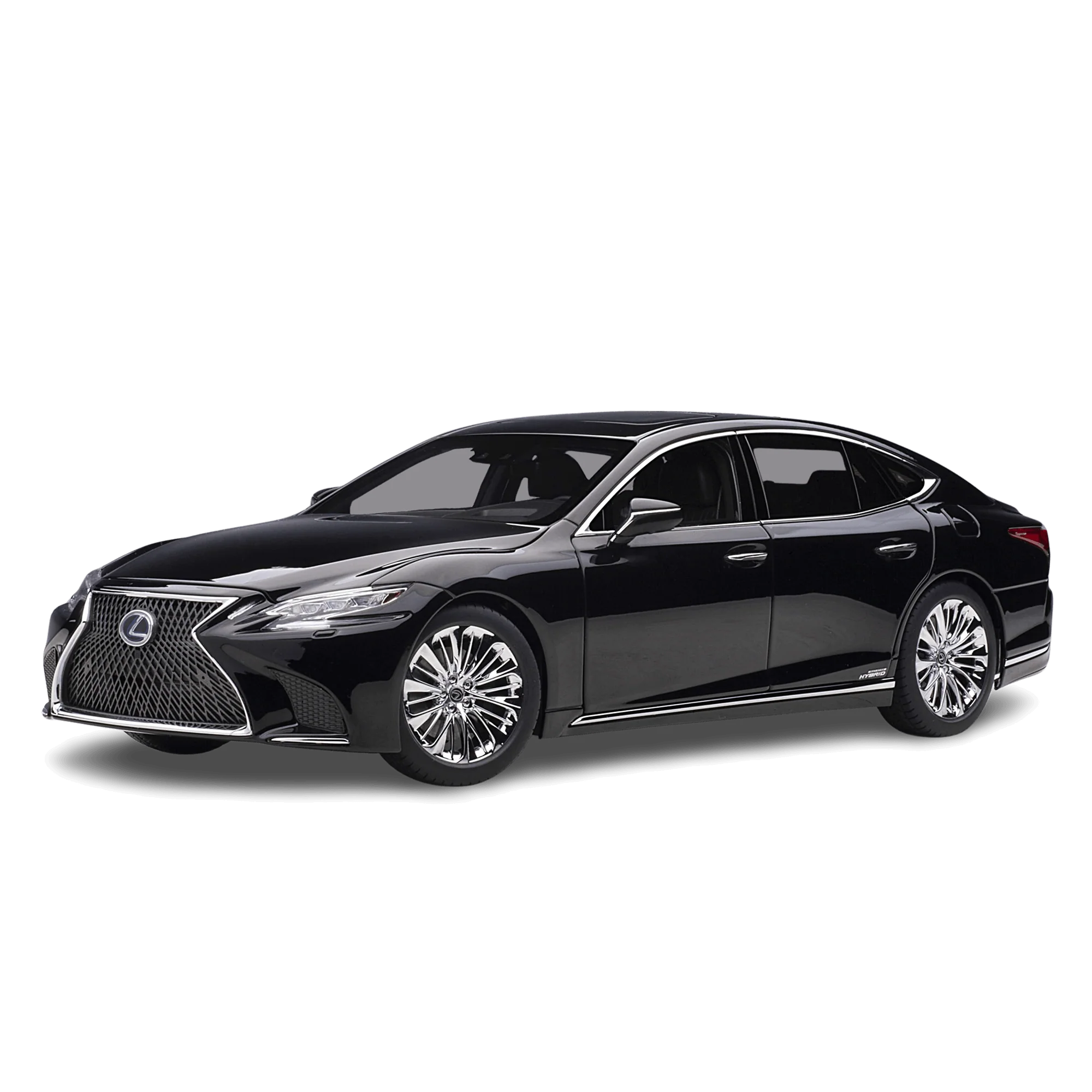 Lexus LS 500h 2018 Noir / Intérieur Noir 1/18