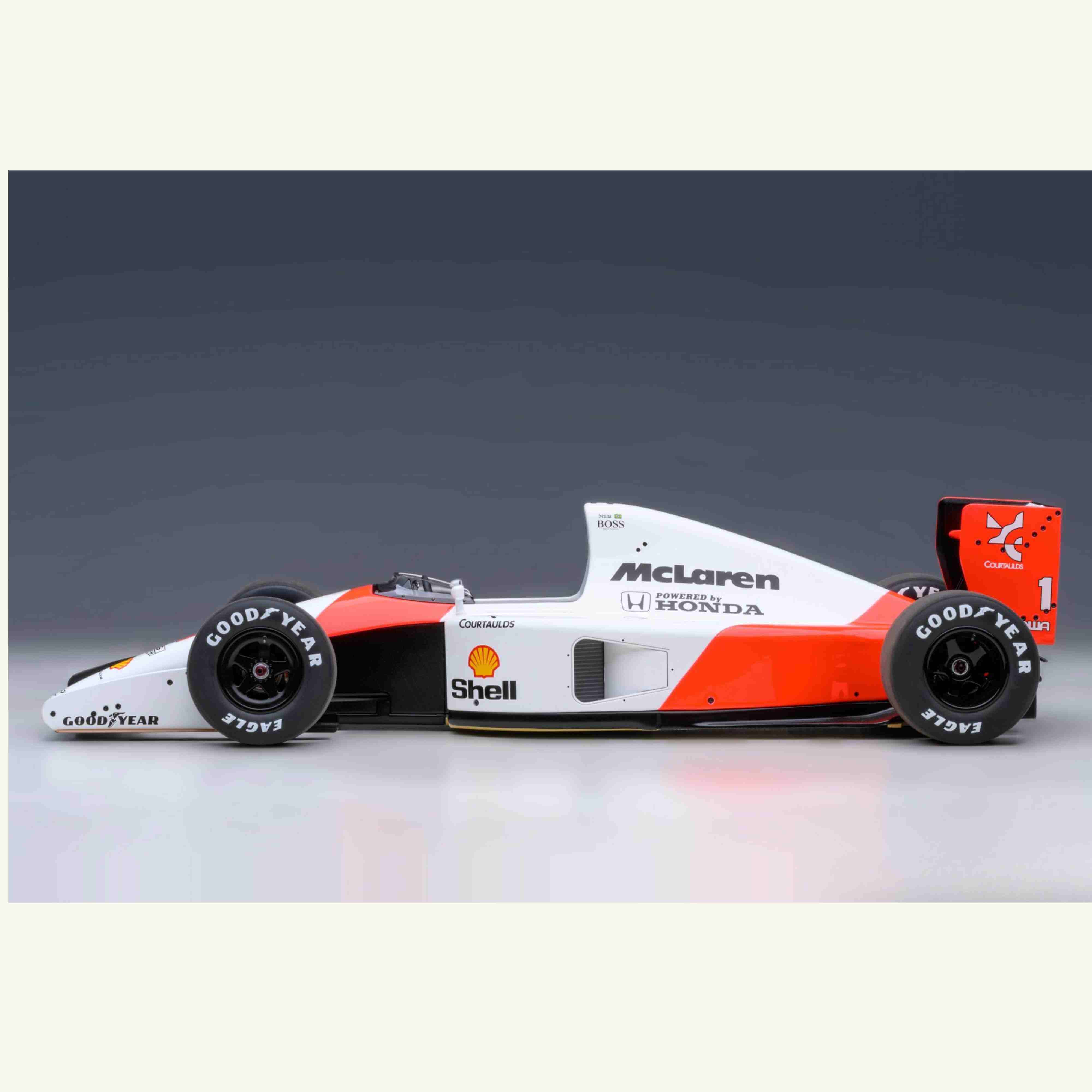 McLaren Honda MP4/6 1991 A. Senna n°1 (avec logo McLaren) 1/18 - Image 2