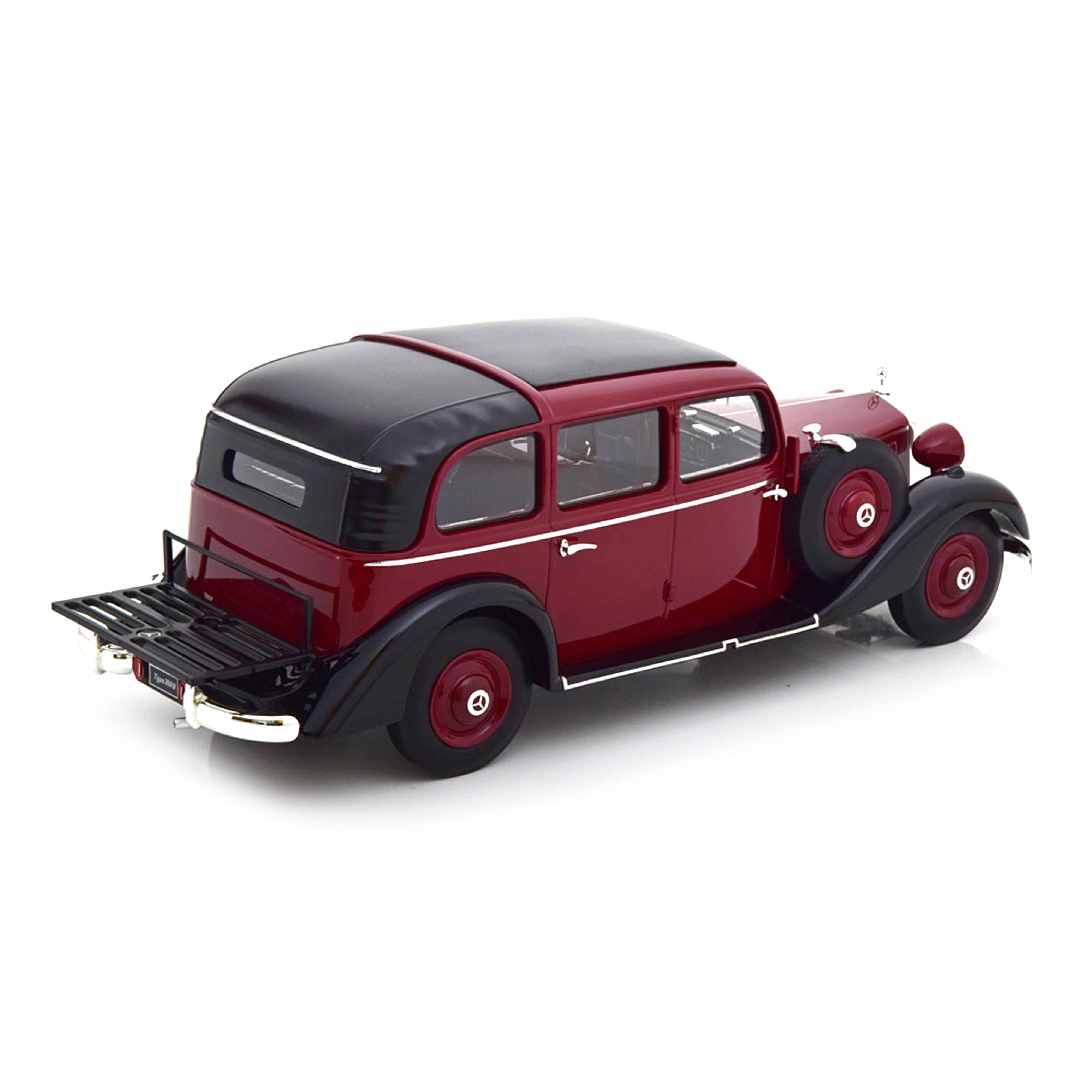 Mercedes 260D Pullman fermée 1936 Rouge foncé 1/18 - Image 2