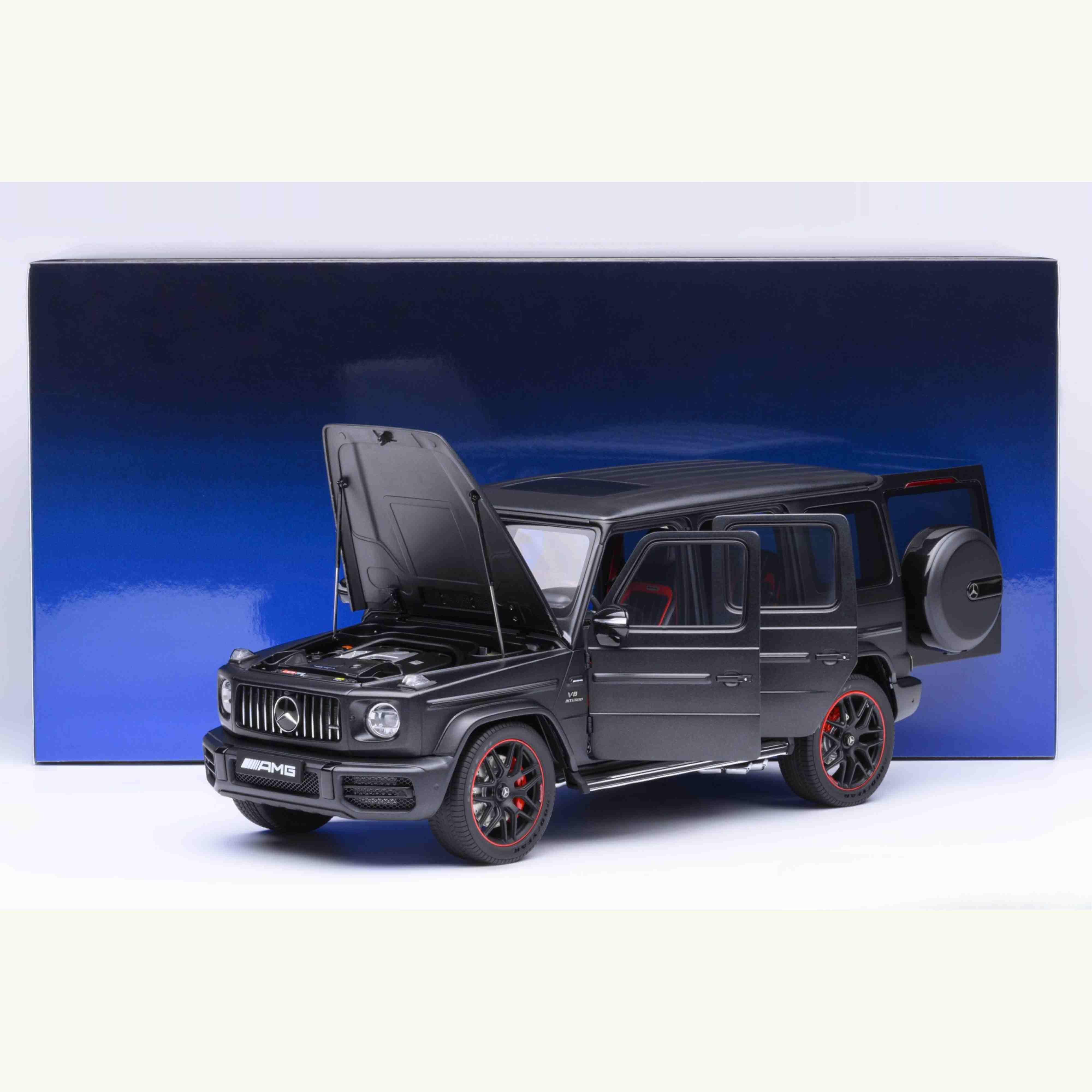 Mercedes-AMG G63 2019 Designo Night Black Magno 1/18 - Image 12