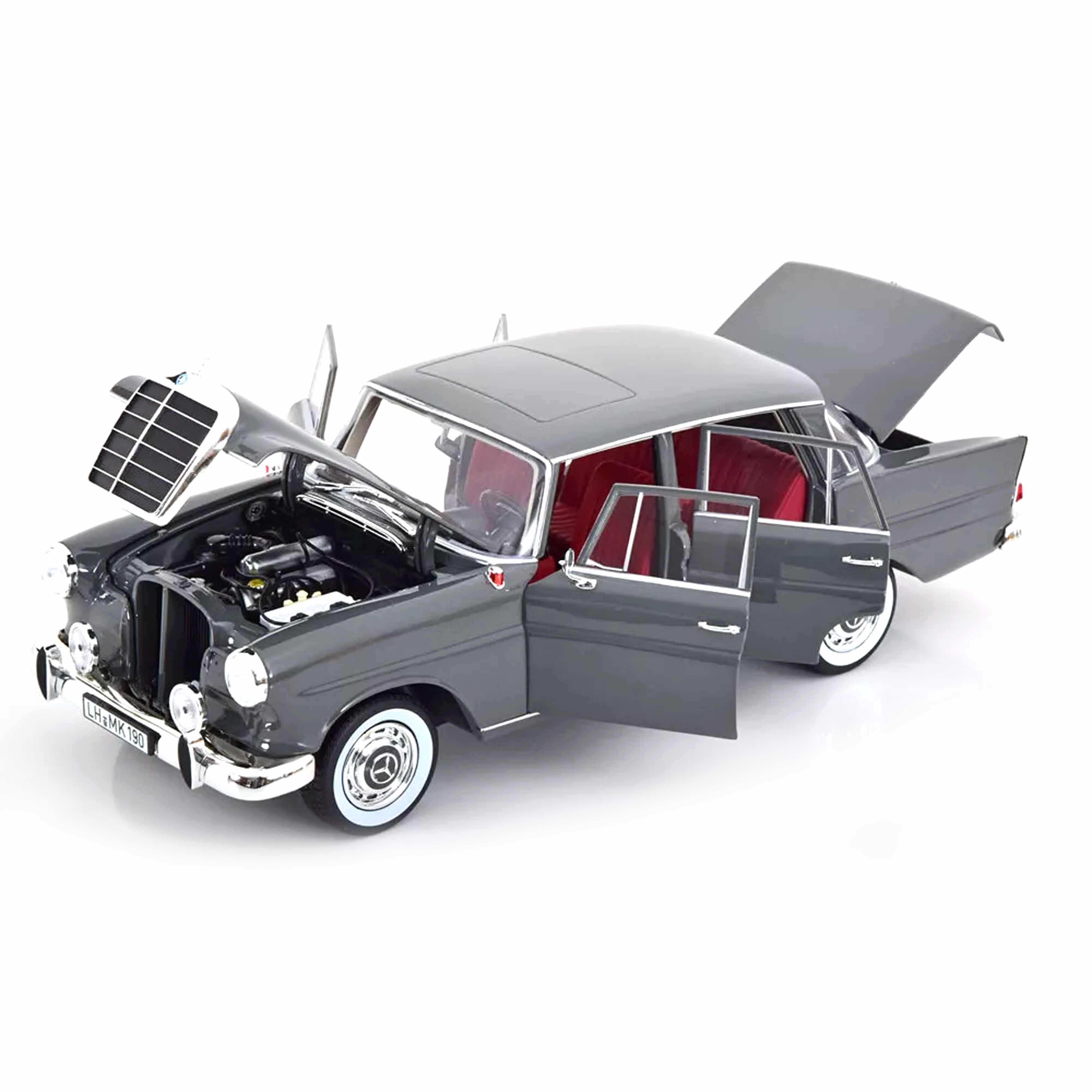 Mercedes-Benz 190 D 1964 Gris 1/18 - Image 2