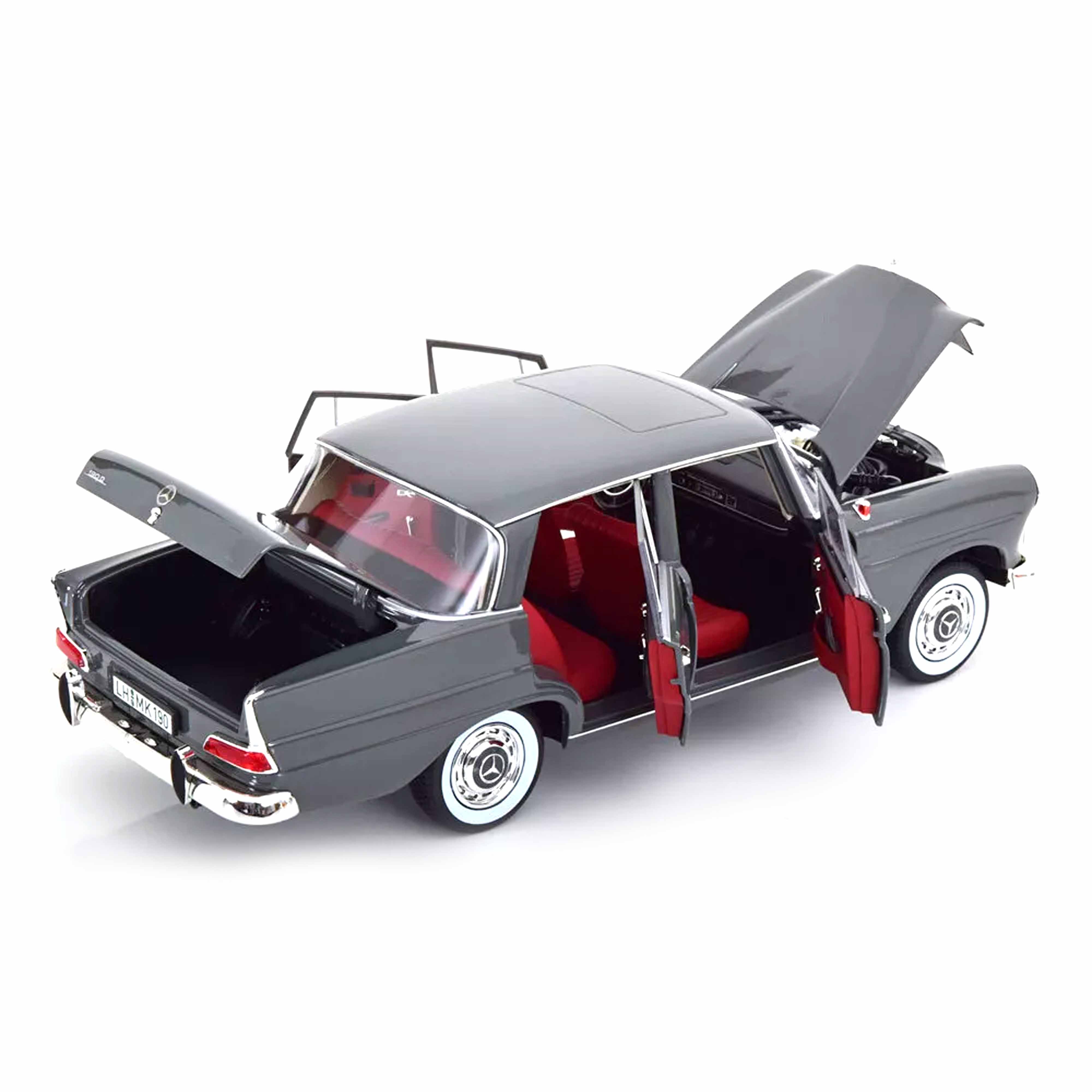 Mercedes-Benz 190 D 1964 Gris 1/18 - Image 3