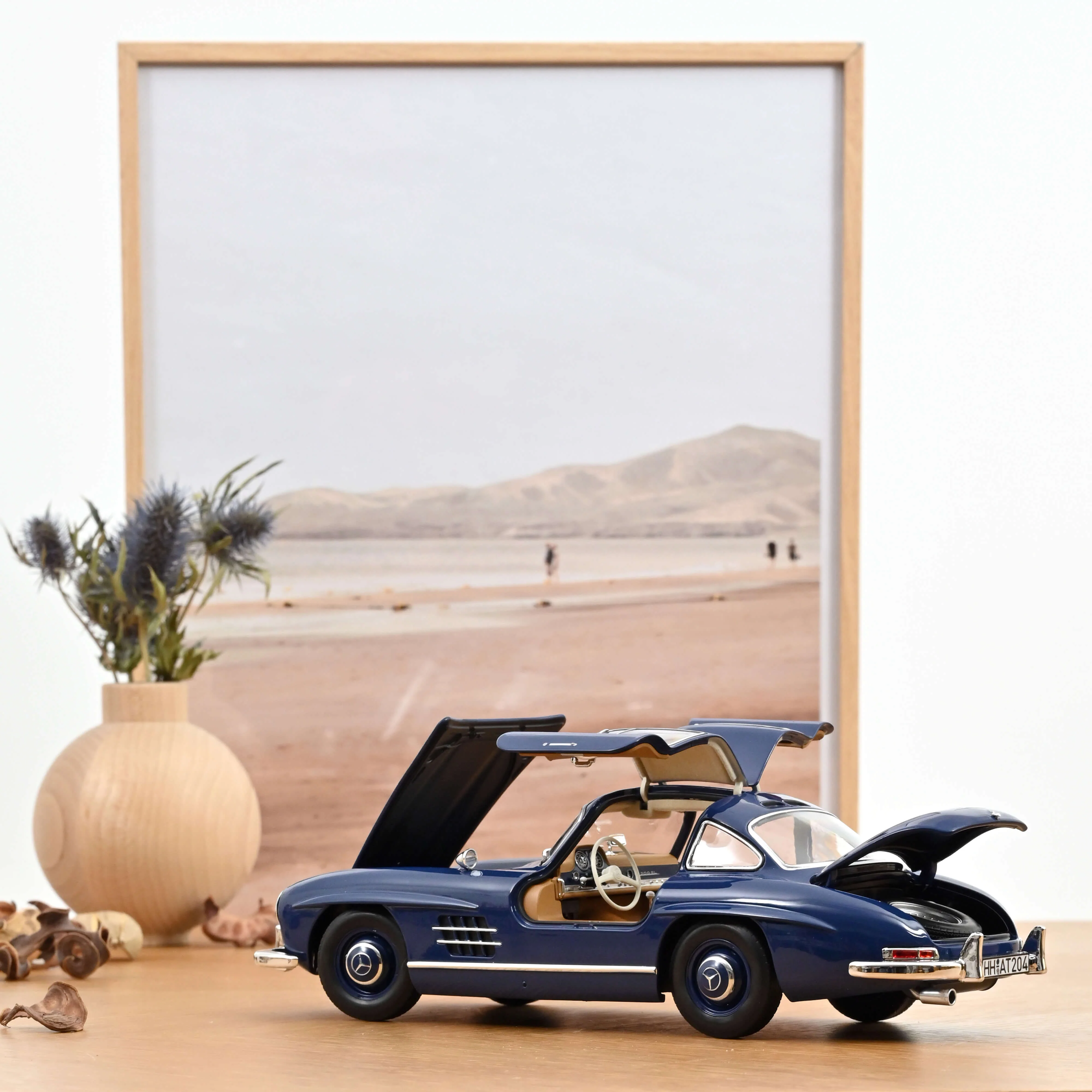 Mercedes-Benz 300 SL 1954 Bleu 1/18 - Image 3