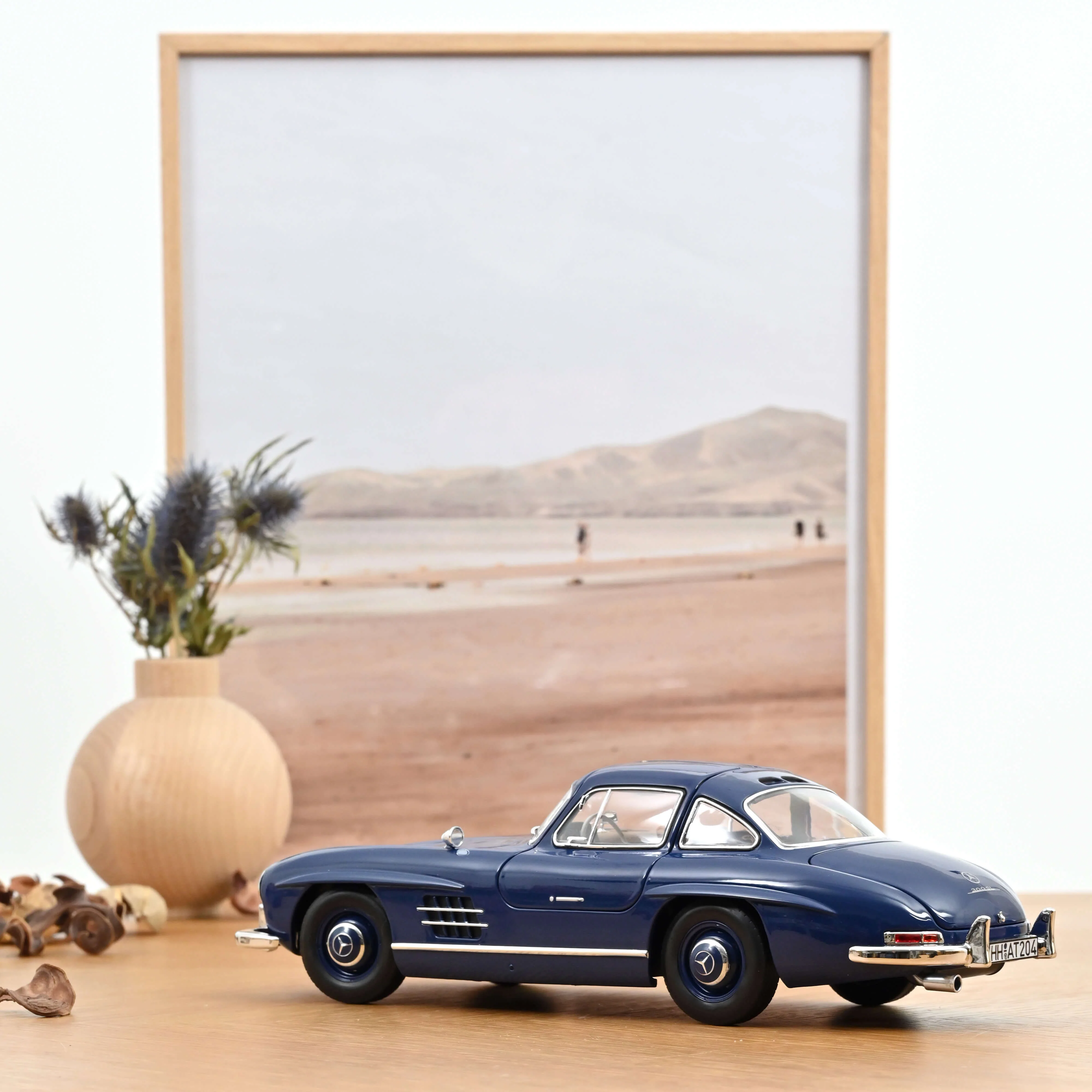 Mercedes-Benz 300 SL 1954 Bleu 1/18 - Image 4
