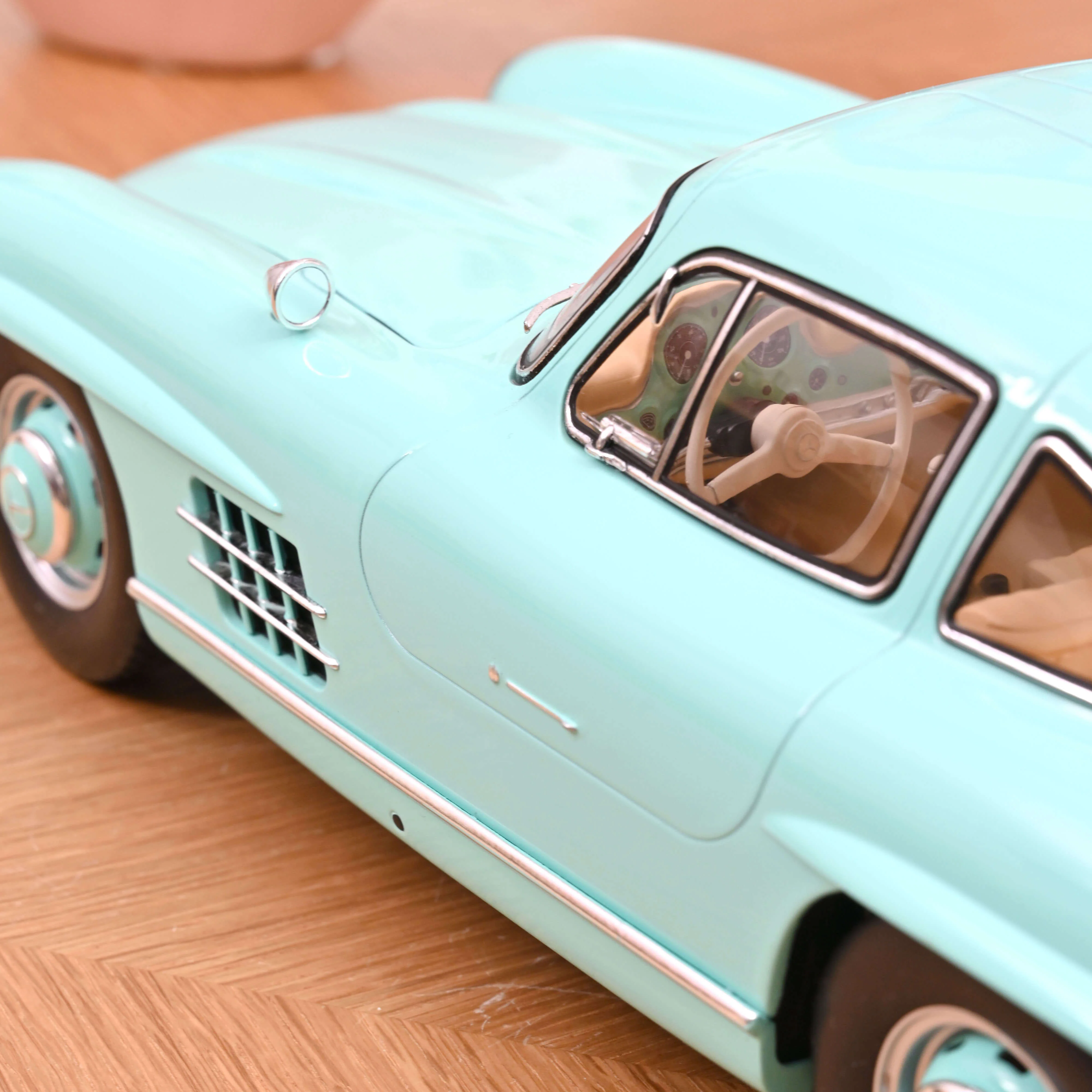 Mercedes-Benz 300 SL 1956 Turquoise 1/12 - 200 pcs - Image 3