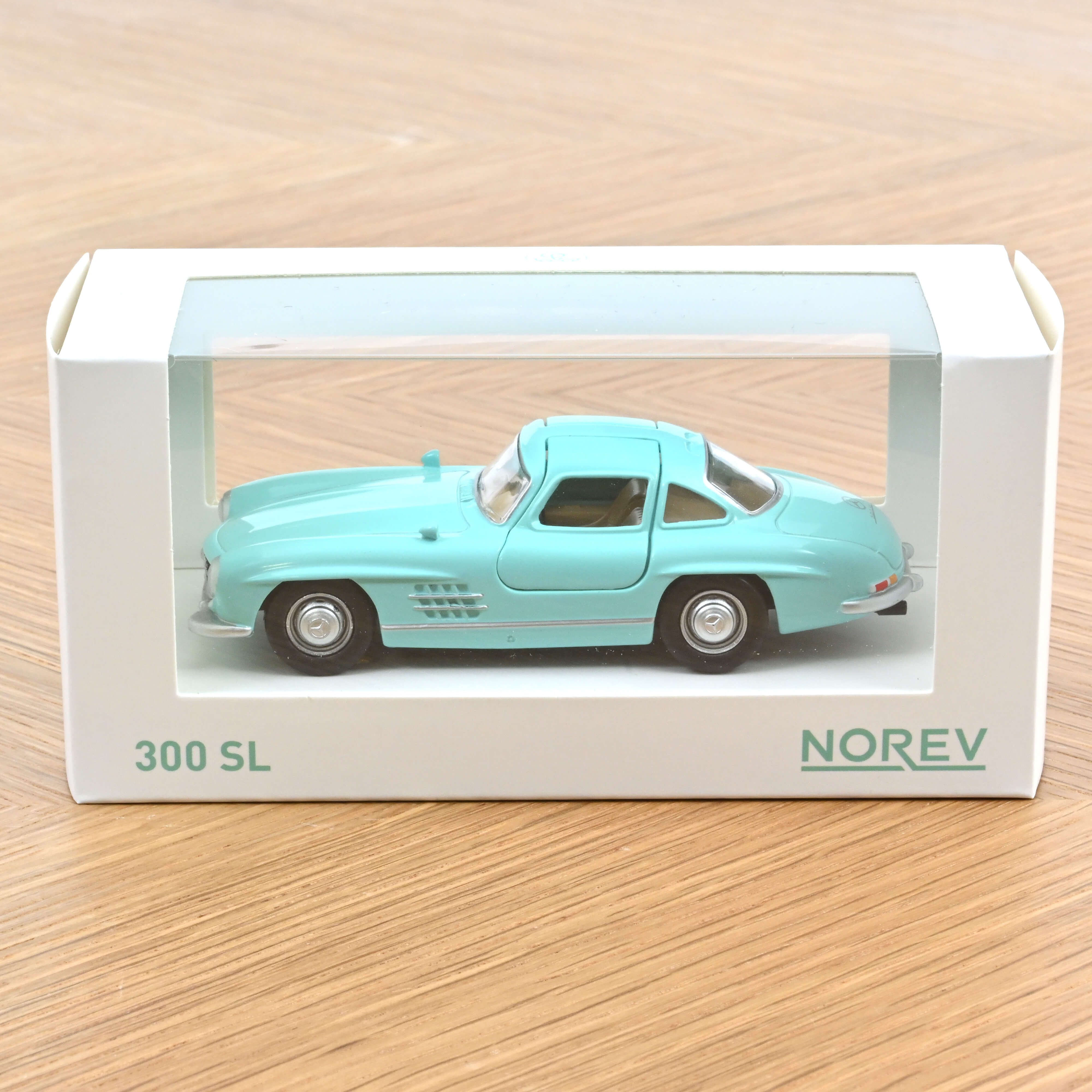 Mercedes Benz 300SL 1955 Turquoise Jet-car 1/43 - Image 3