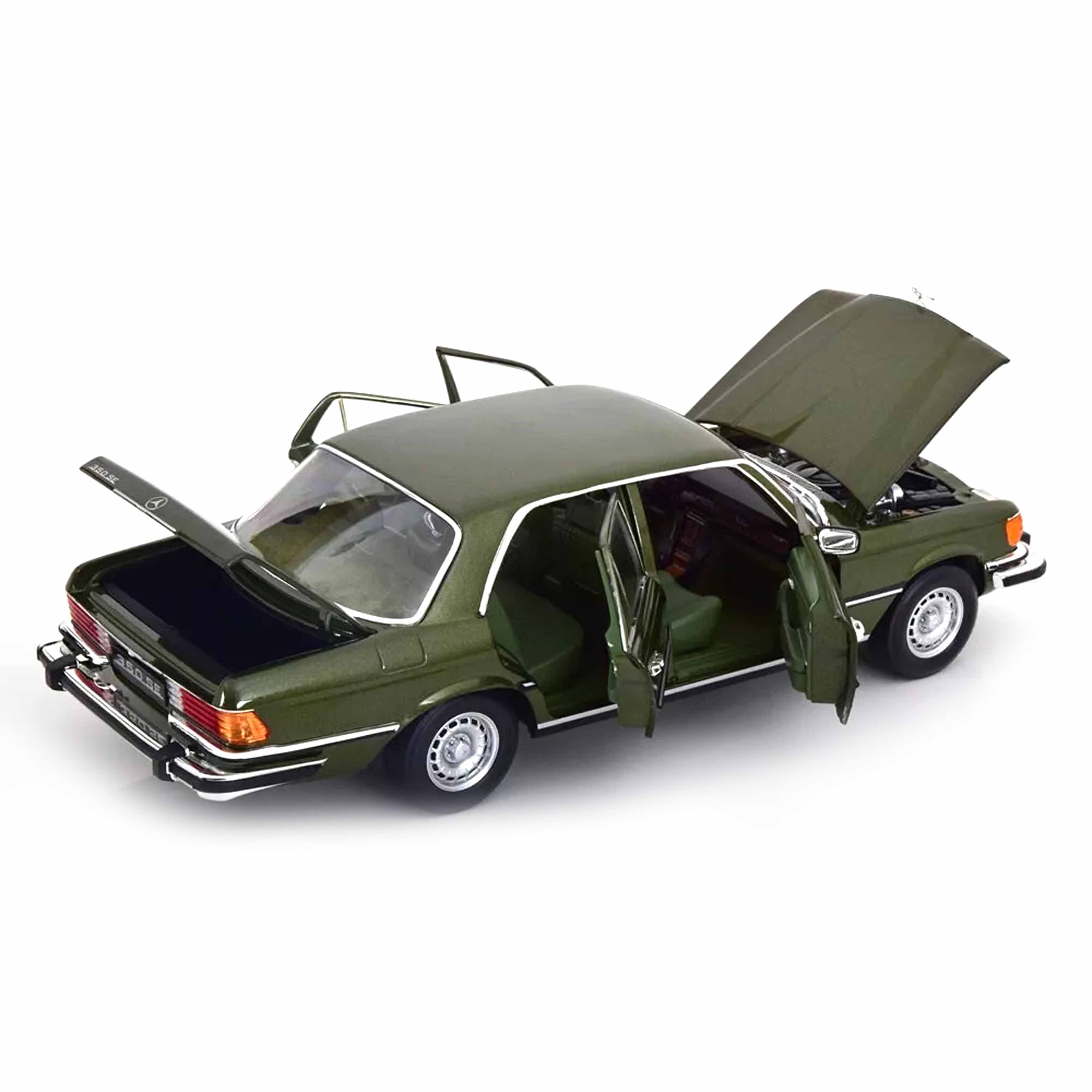 Mercedes-Benz 350 SE 1973 Vert métallisé Version US 1/18 - Image 2