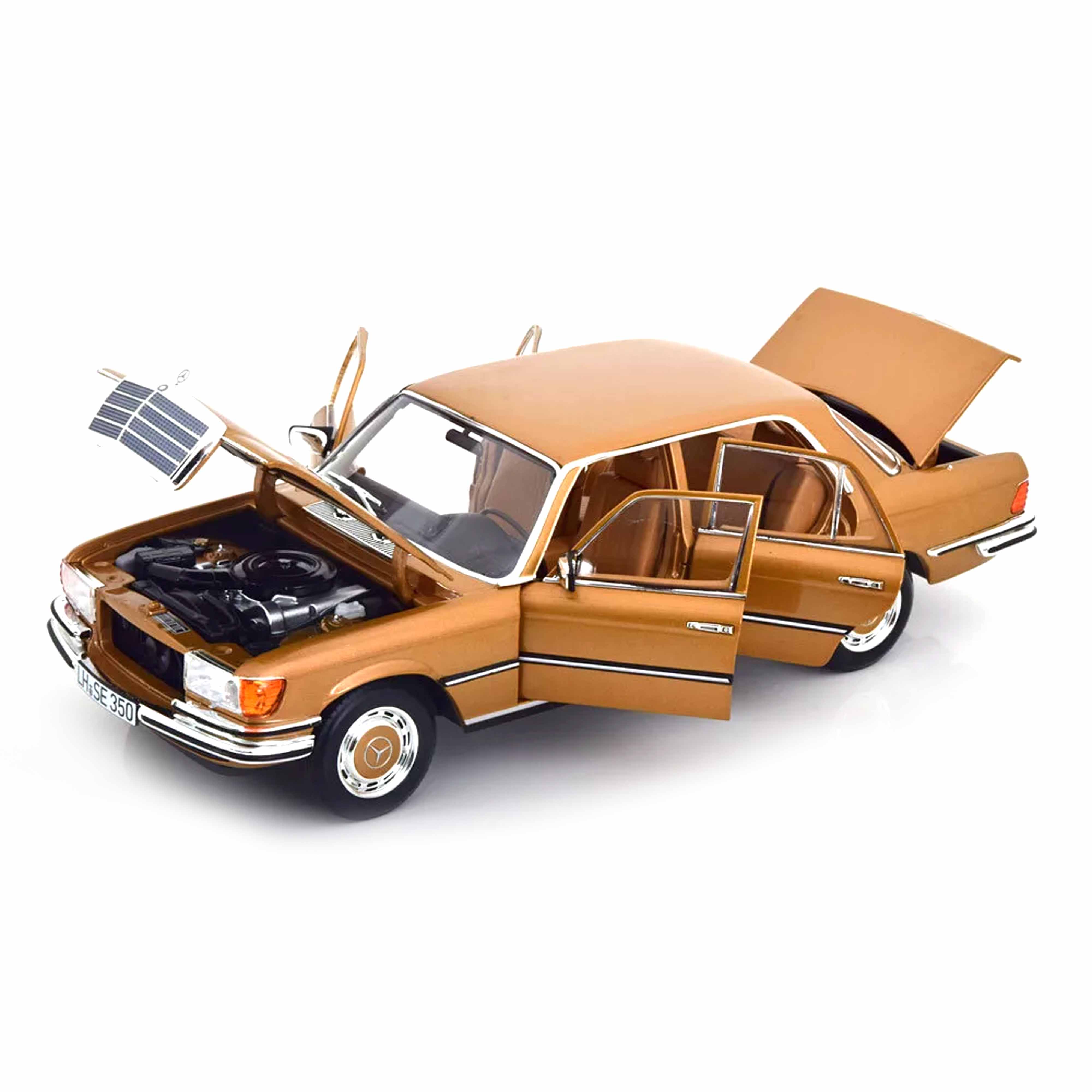 Mercedes-Benz 350 SE Or métallisé 1/18 - Image 2