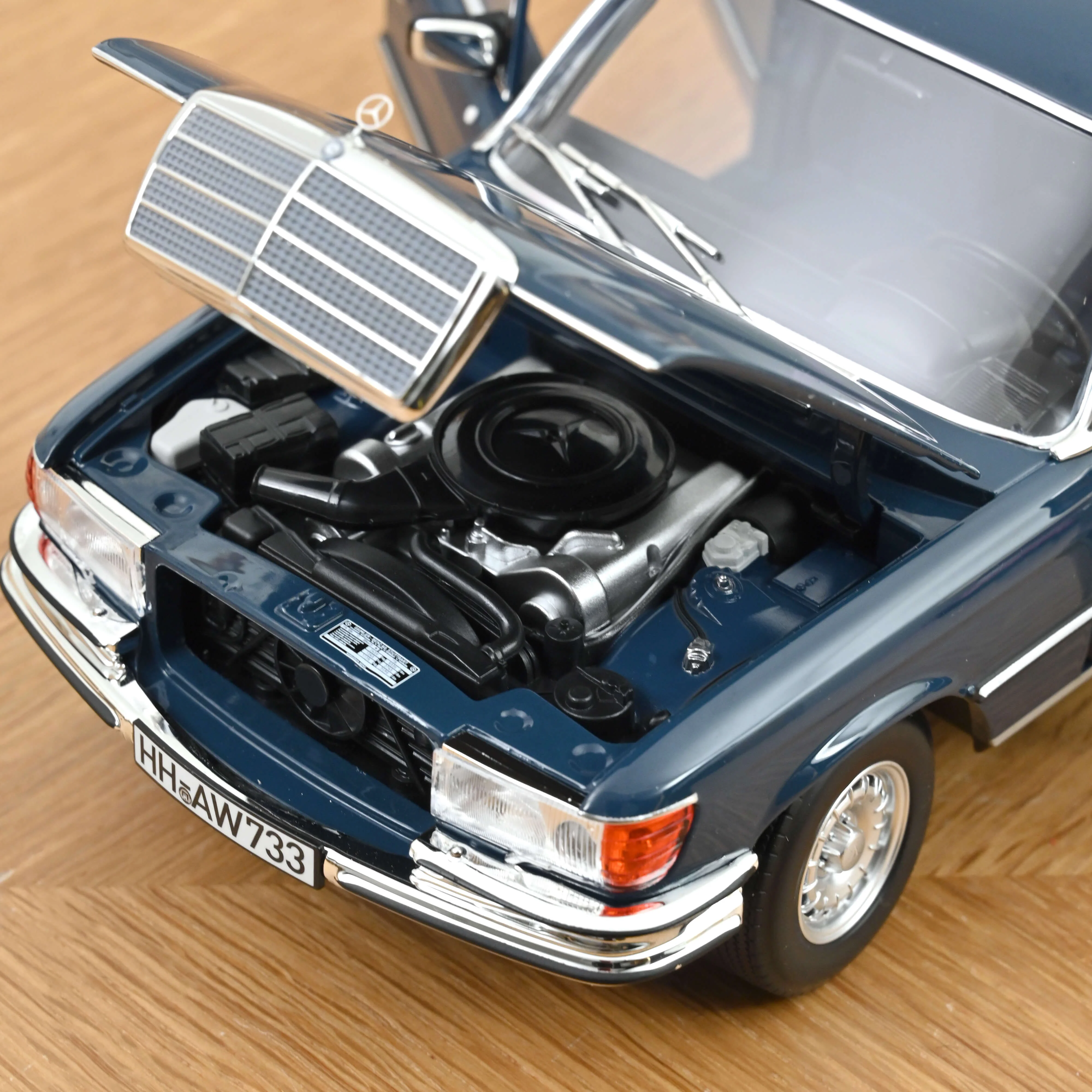 Mercedes-Benz 350 SEL 1979 Bleu Hansa 1/18 - Image 5