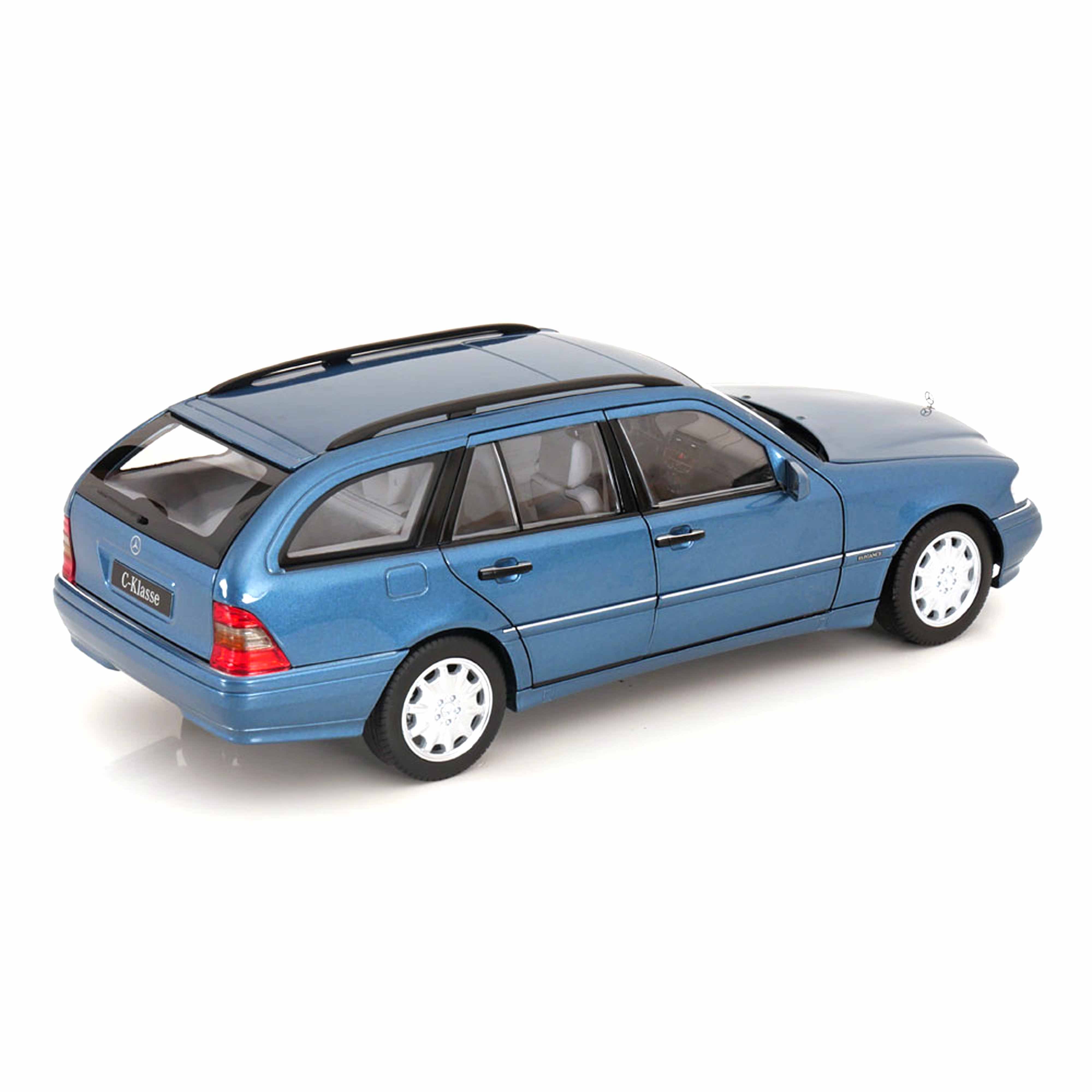Mercedes-Benz Class C Model T 1997 Aquamarine 1/18 - Image 2