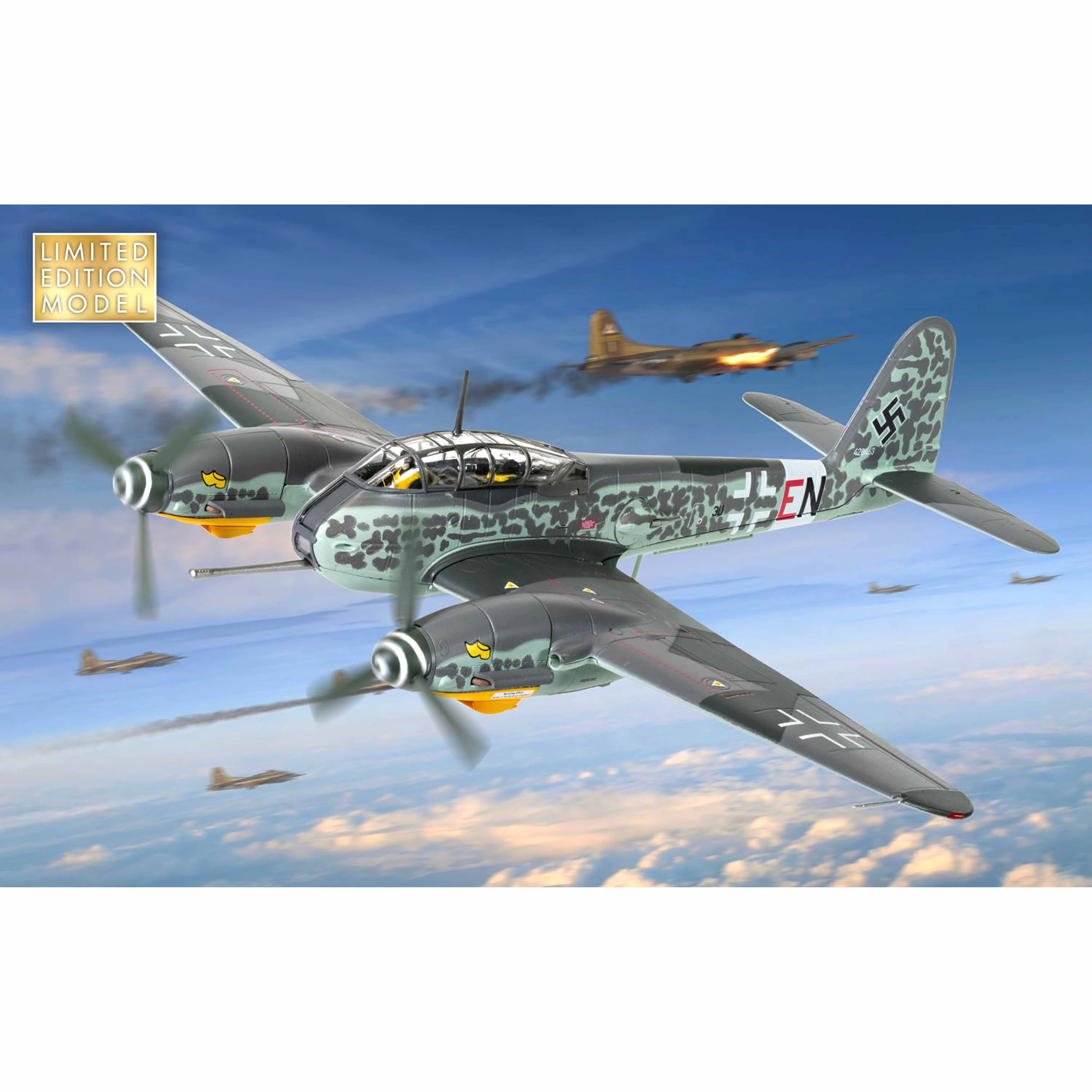 Messerschmitt Me 410A-1/U4 Oblt Friedrich « Fritz » Stehle 1944 1/72 - Image 9
