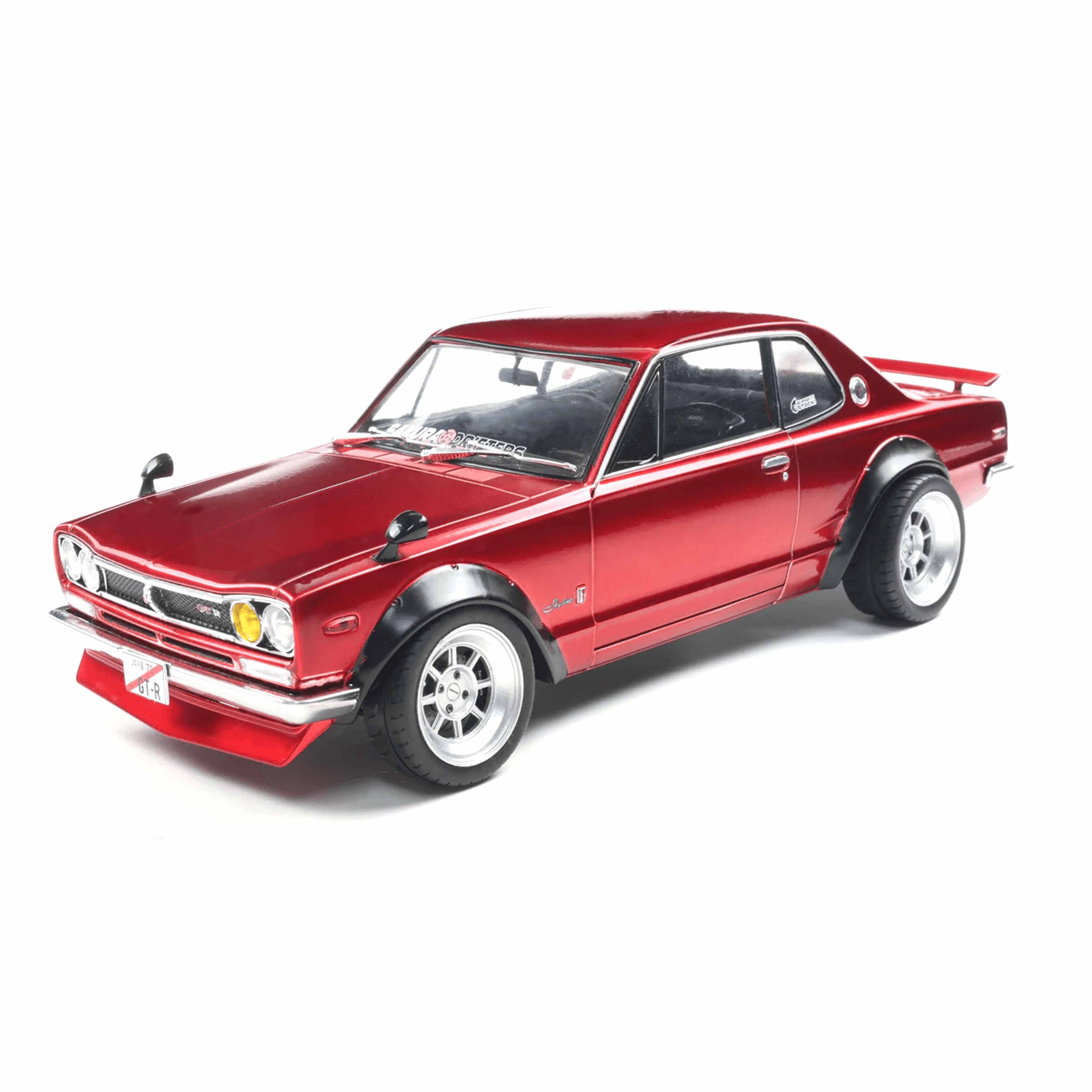 Nissan Skyline (C10) Hakosuka Solido Works Rouge Métallisé 1970 1/18 - Image 2