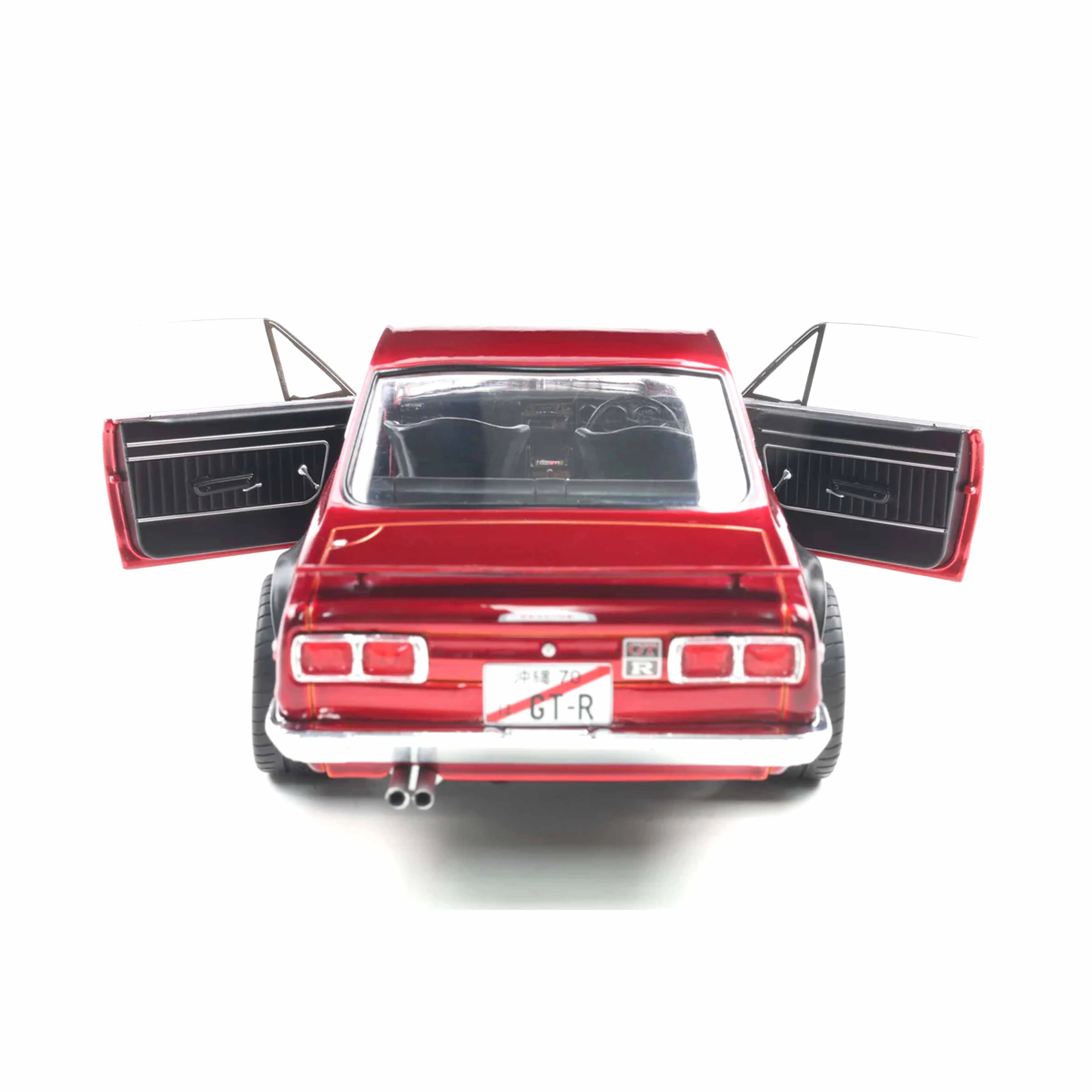 Nissan Skyline (C10) Hakosuka Solido Works Rouge Métallisé 1970 1/18 - Image 3