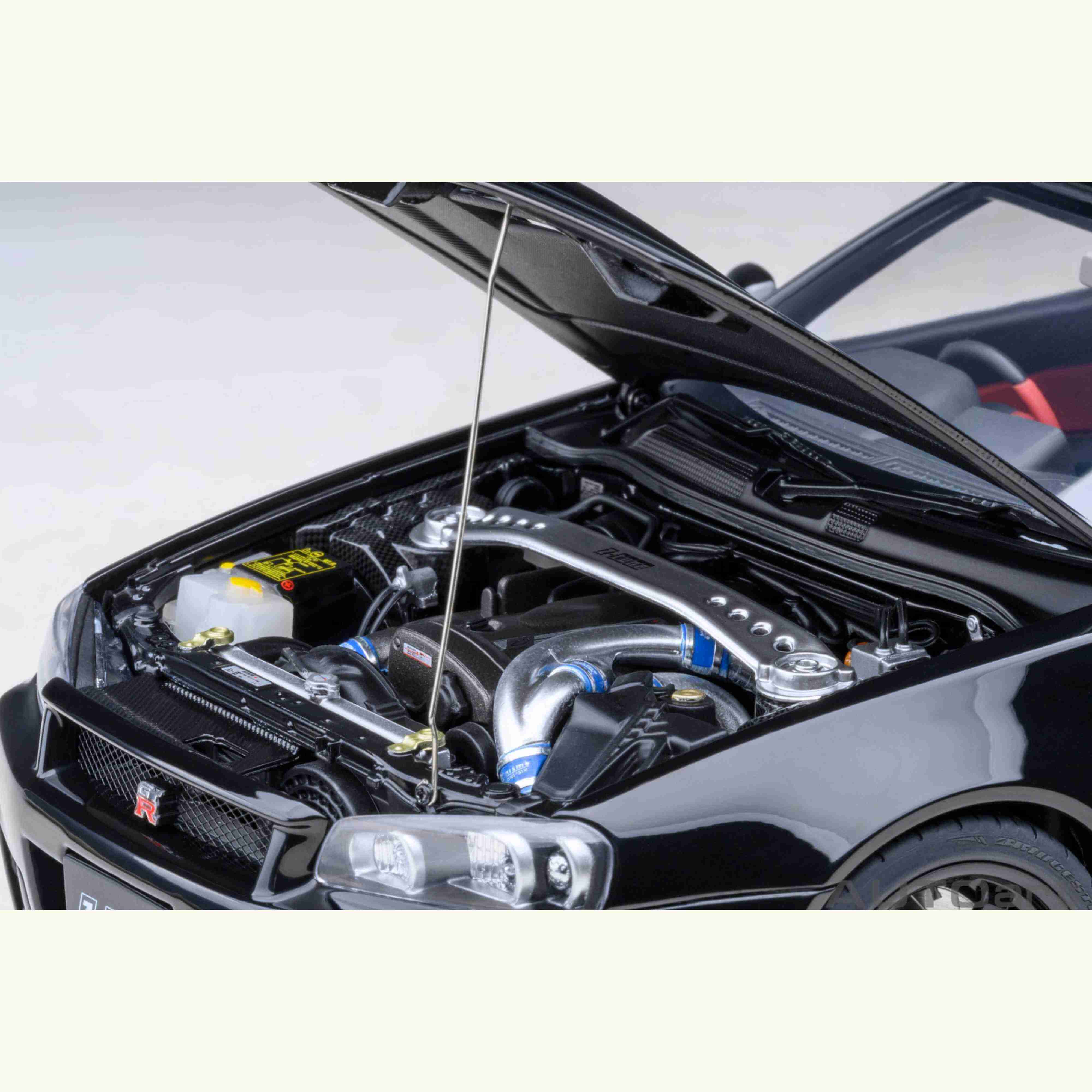 Nissan Skyline GT-R (R34) NISMO Z-Tune Black Pearl 2005 1/18 - Image 8