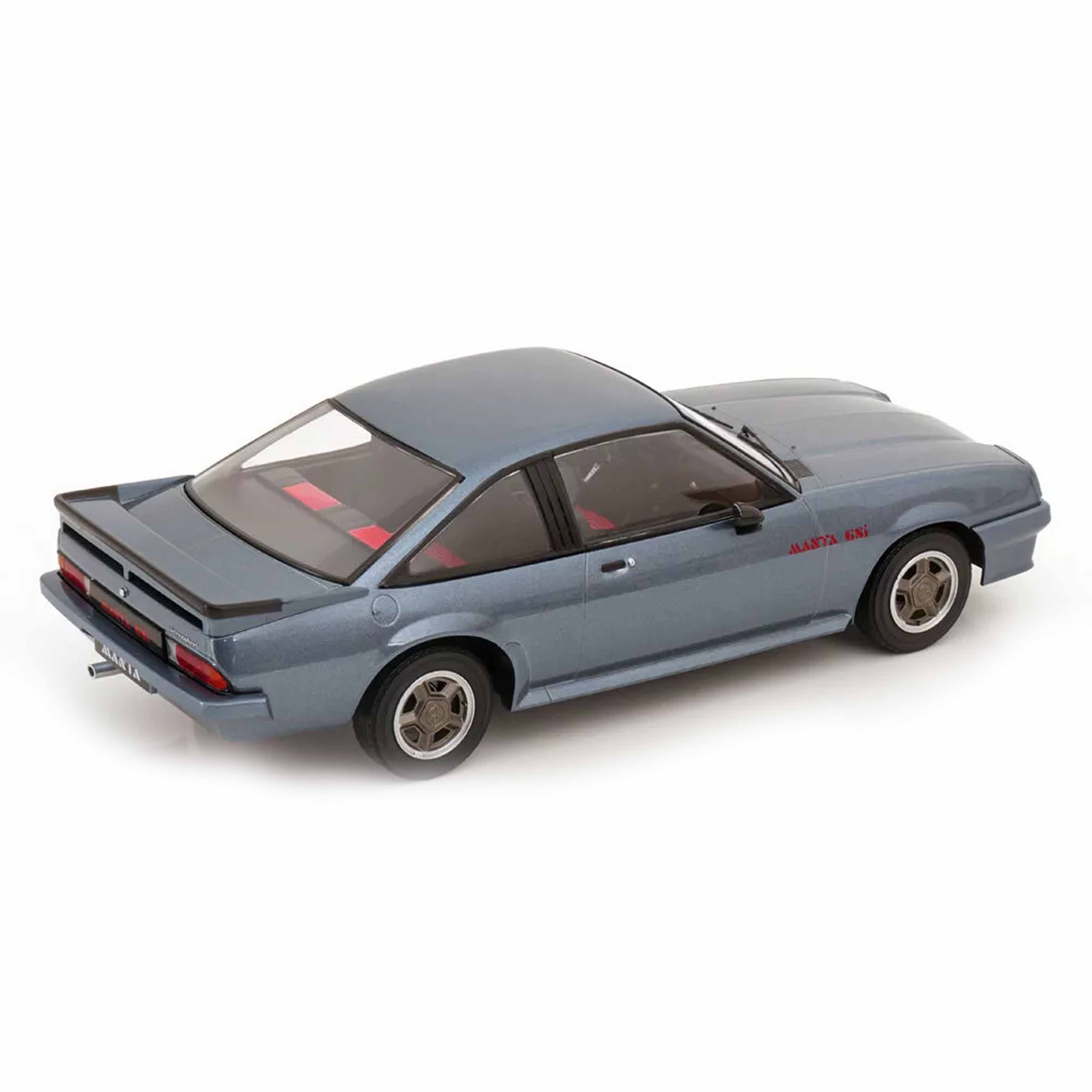 Opel Manta GSI Exclusiv 1985 Bleu met 1/18 - Image 3