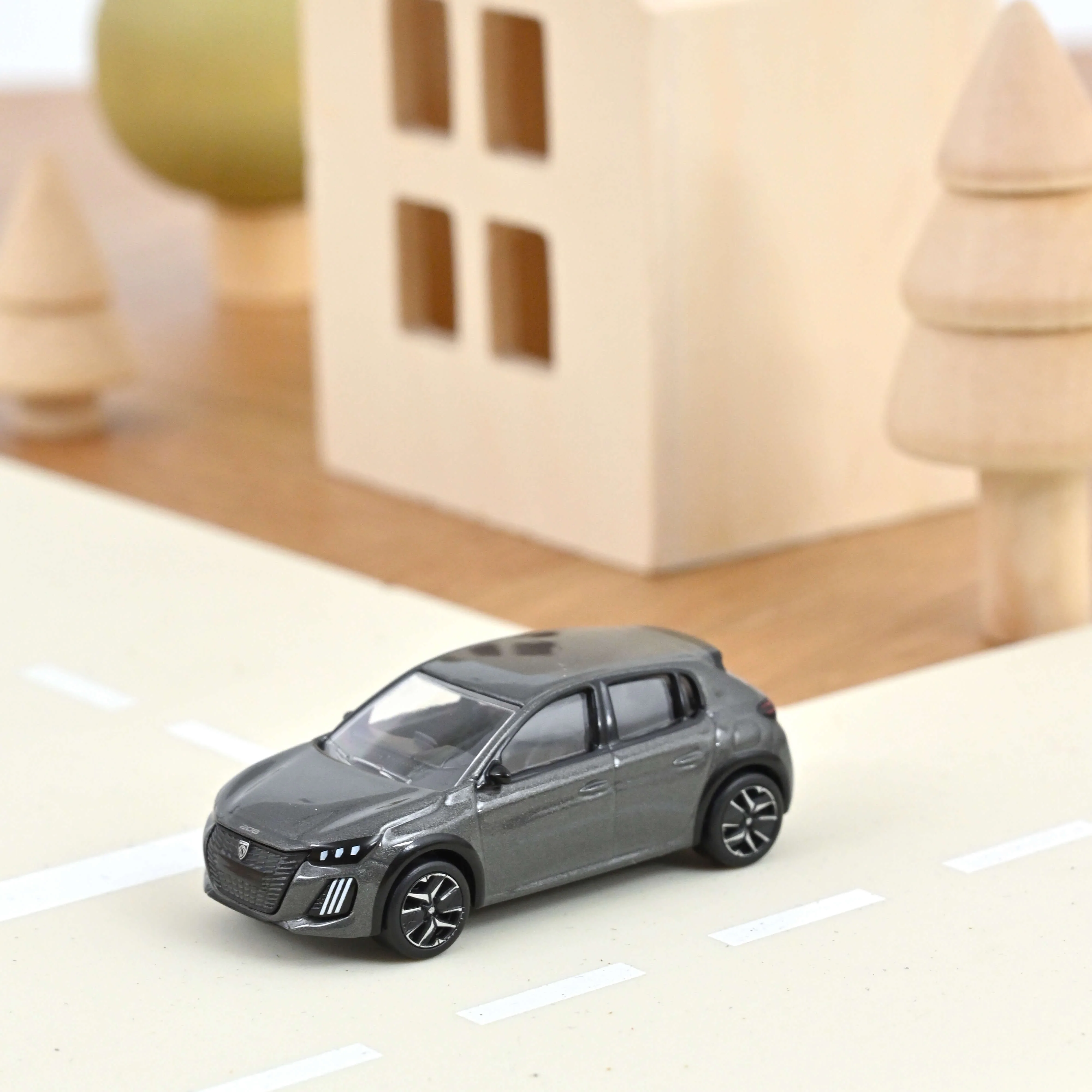 Peugeot 208 2024 Gris Sélénium 1/64
