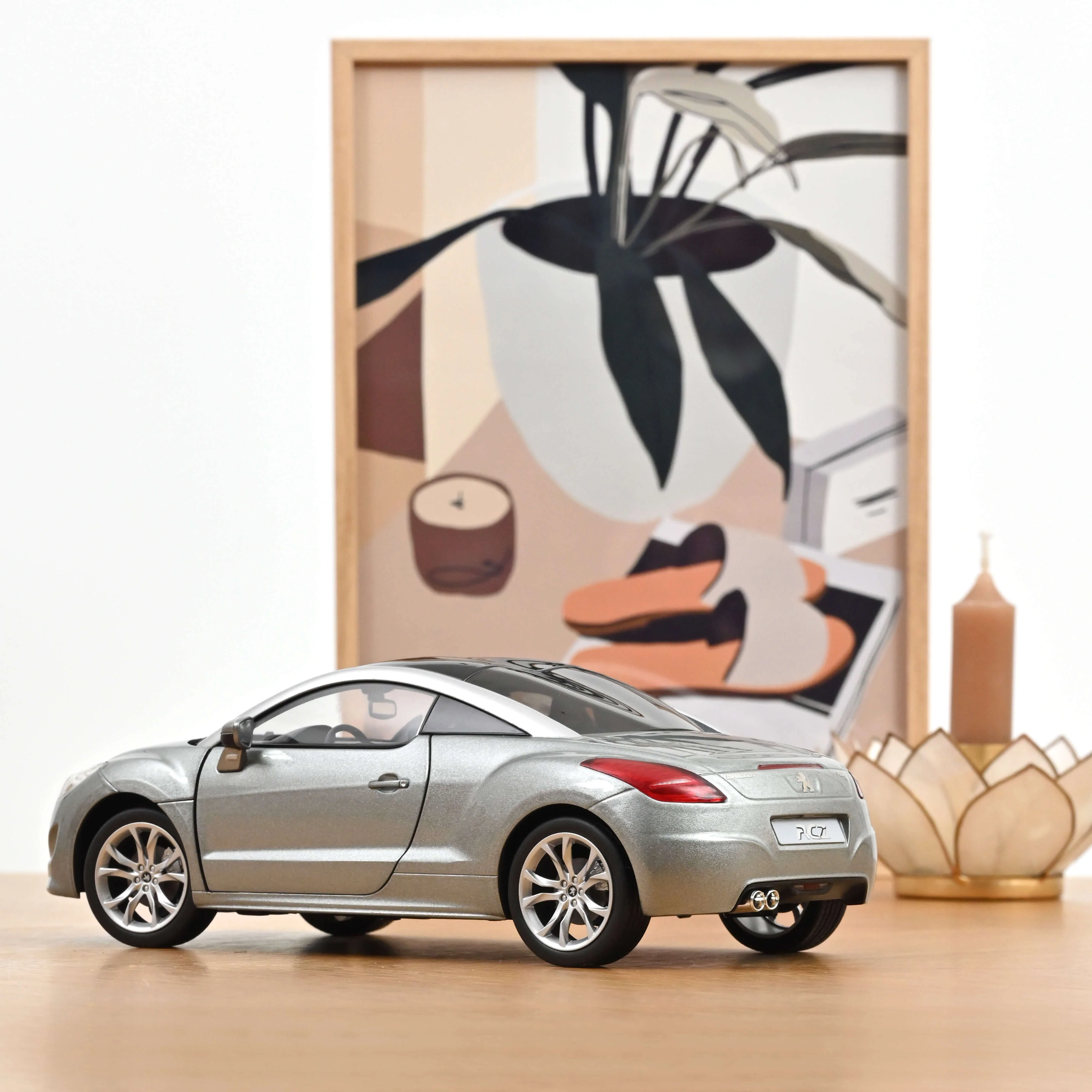 Peugeot RCZ 2010 Gris Sidobre 1/18 - Image 3